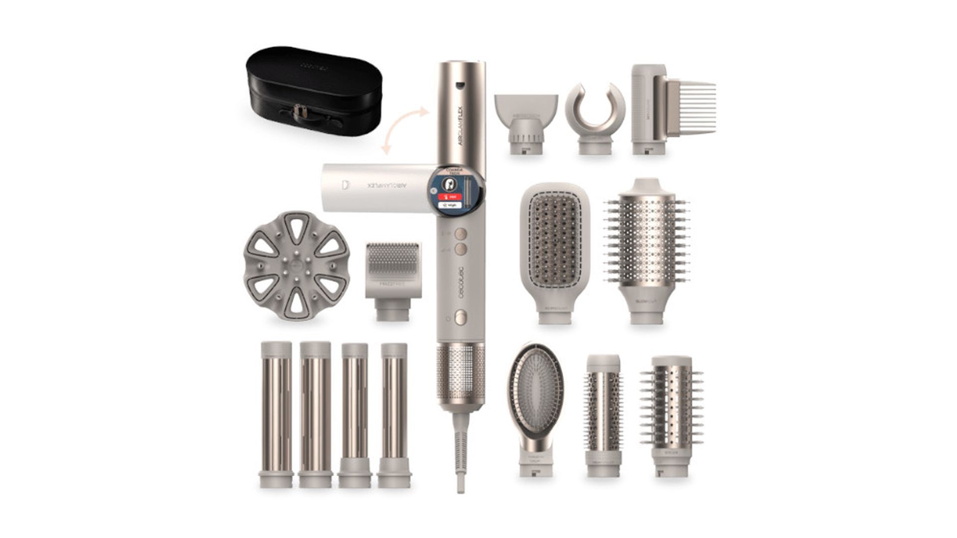 Cepillo Moldeador Cecotec AirGlam 14in1 Flex