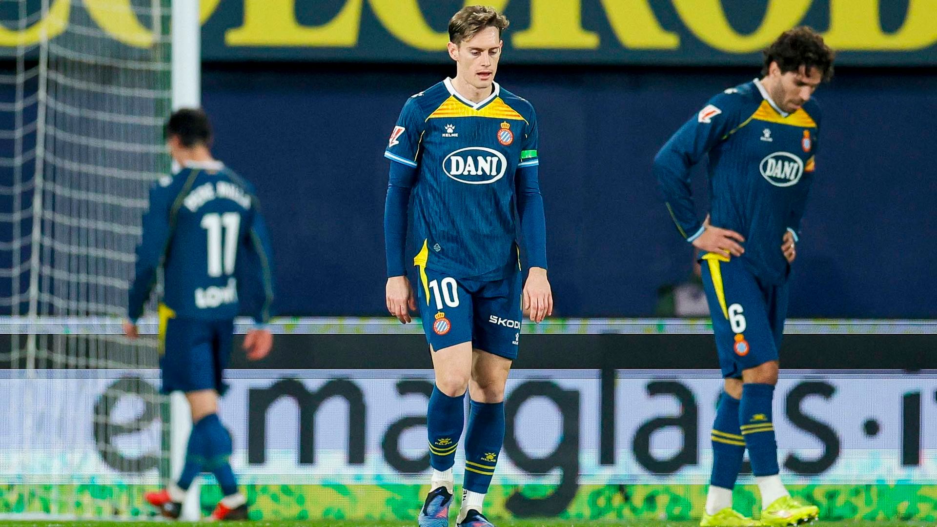 El Espanyol se lamenta en la derrota ante el Villarreal