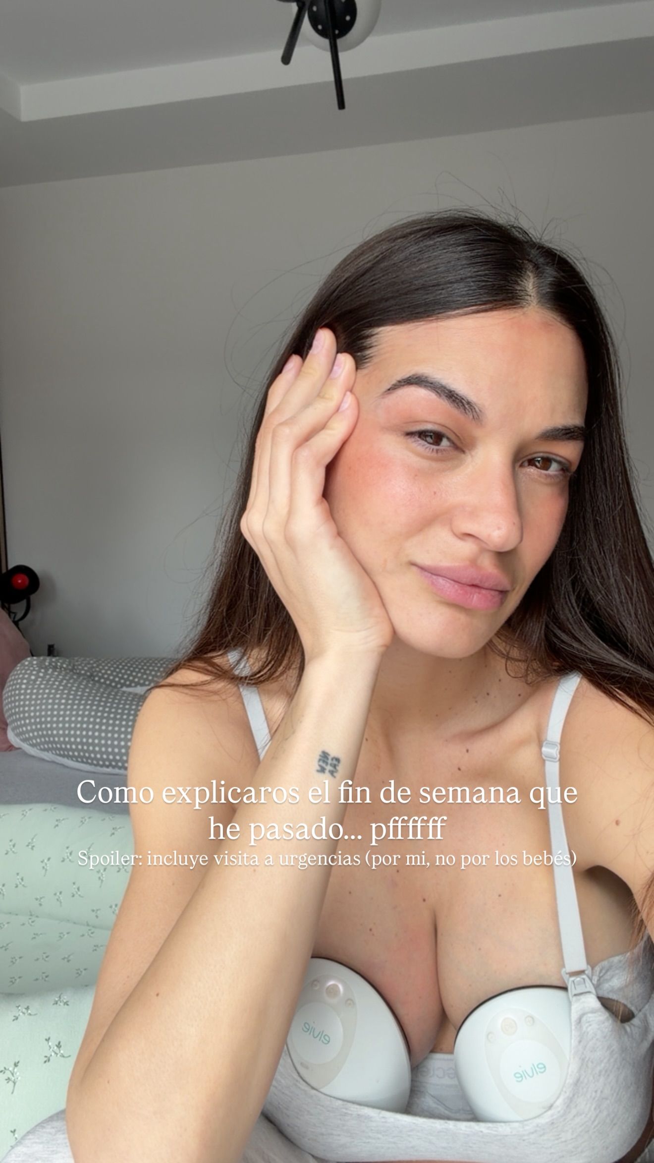 Estela Grande explica el motivo de su visita a urgencias