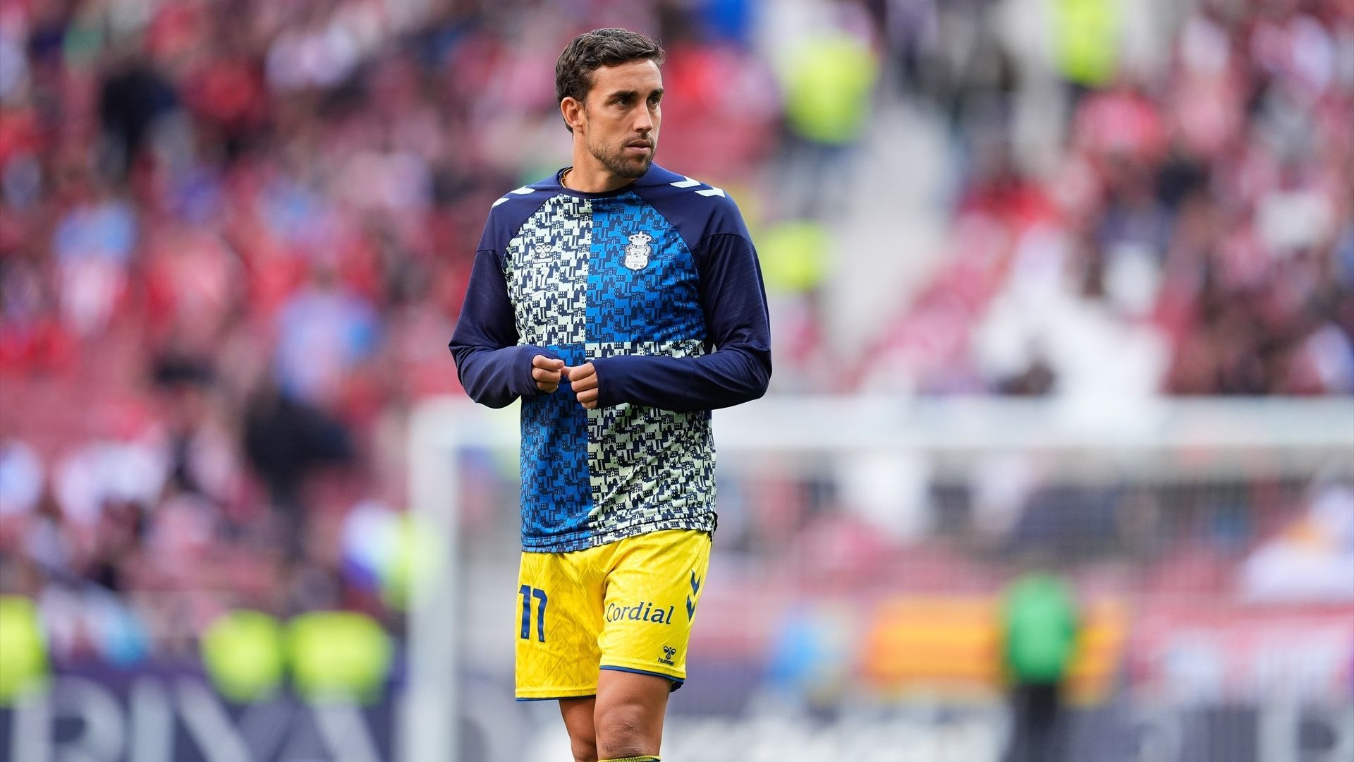 Jaime Mata, antes de un partido de la UD Las Palmas Jaime Mata, antes de un partido de la UD Las Palmas