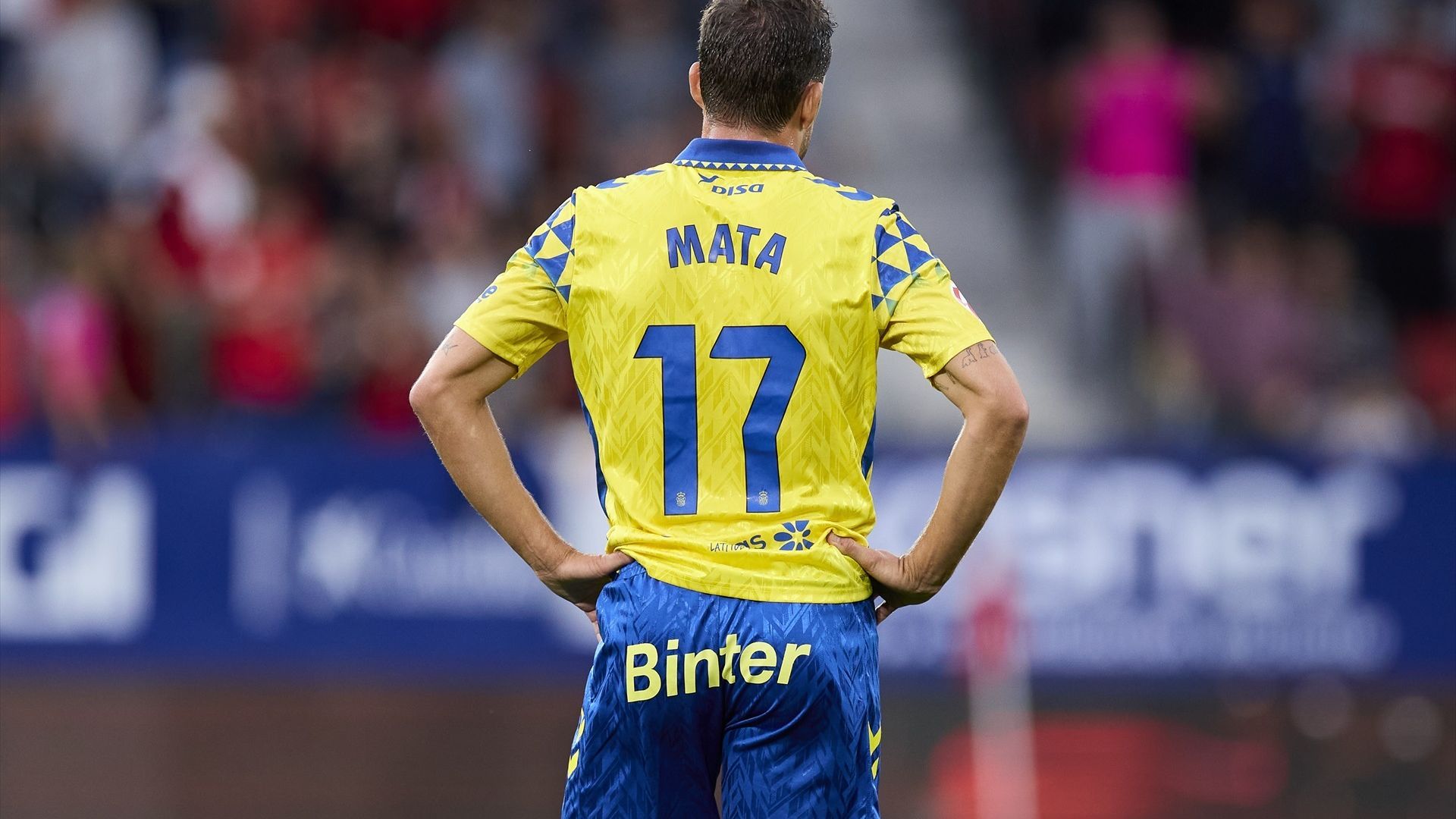 Jaime Mata, en un partido de la UD Las Palmas