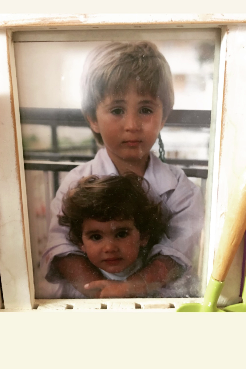 Kiko y Anabel juntos de pequeños