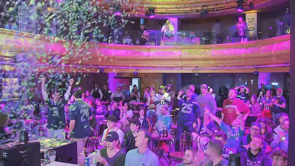 De vibrar con Bad Bunny a celebrar la victoria de los Seahawks: así fue la exclusiva fiesta de la NFL en Madrid