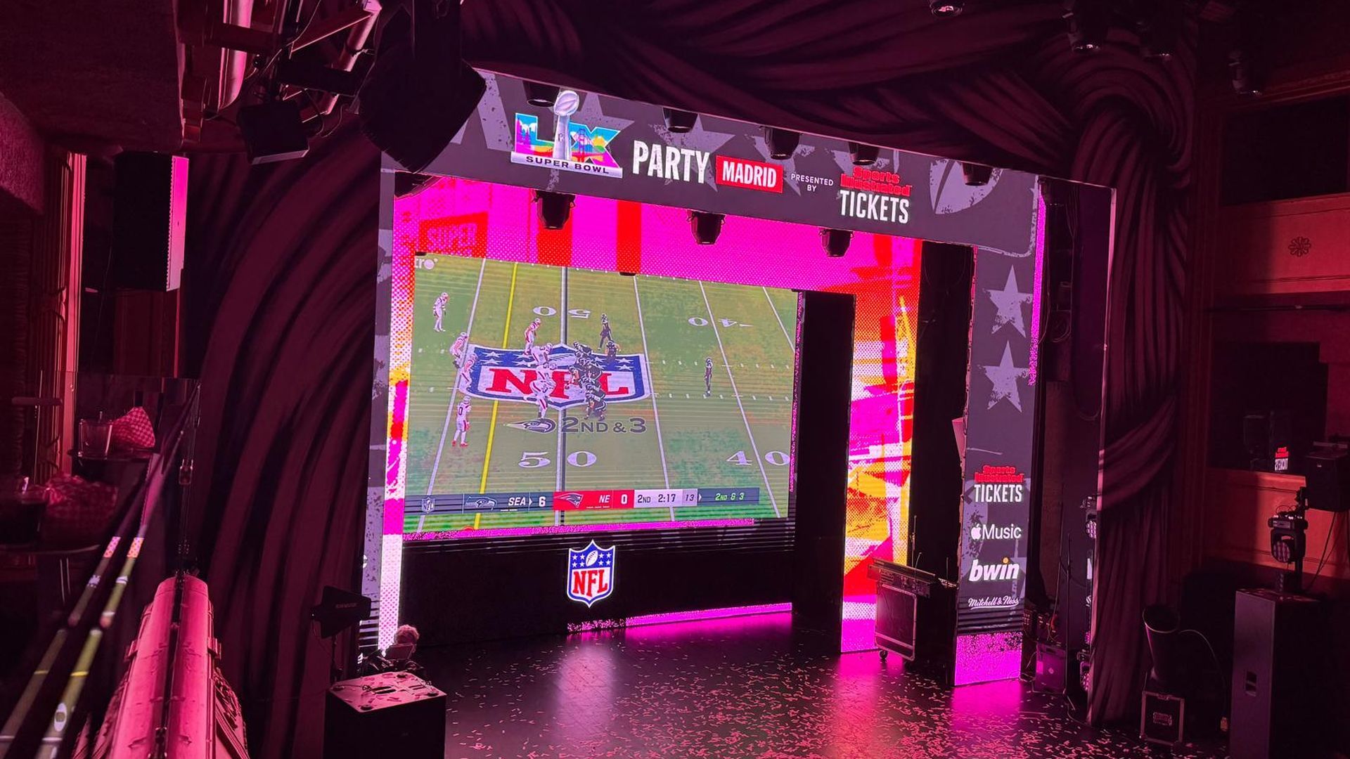 La fiesta de la Super Bowl en Madrid