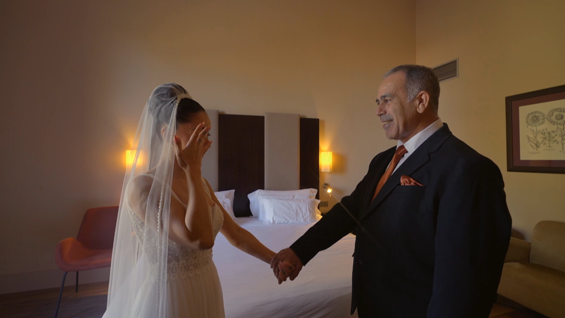 El bonito momento de Milton y Natalia con sus padres antes de la boda: “Voy a llorar”