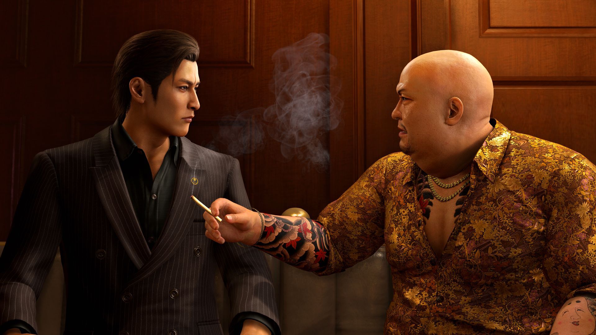 Yoshitaka Mine y Tsuyosi Kanda, en Yakuza Kiwami 3 & Dark Ties