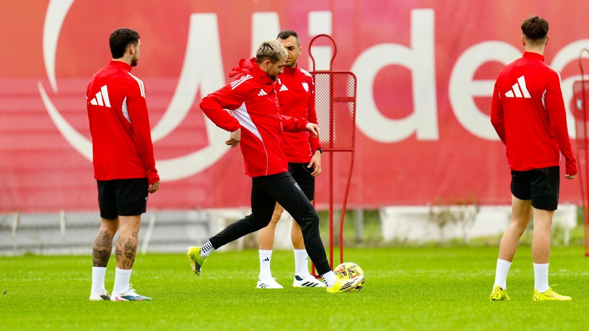 Adnan Januzaj, en la sesión del martes