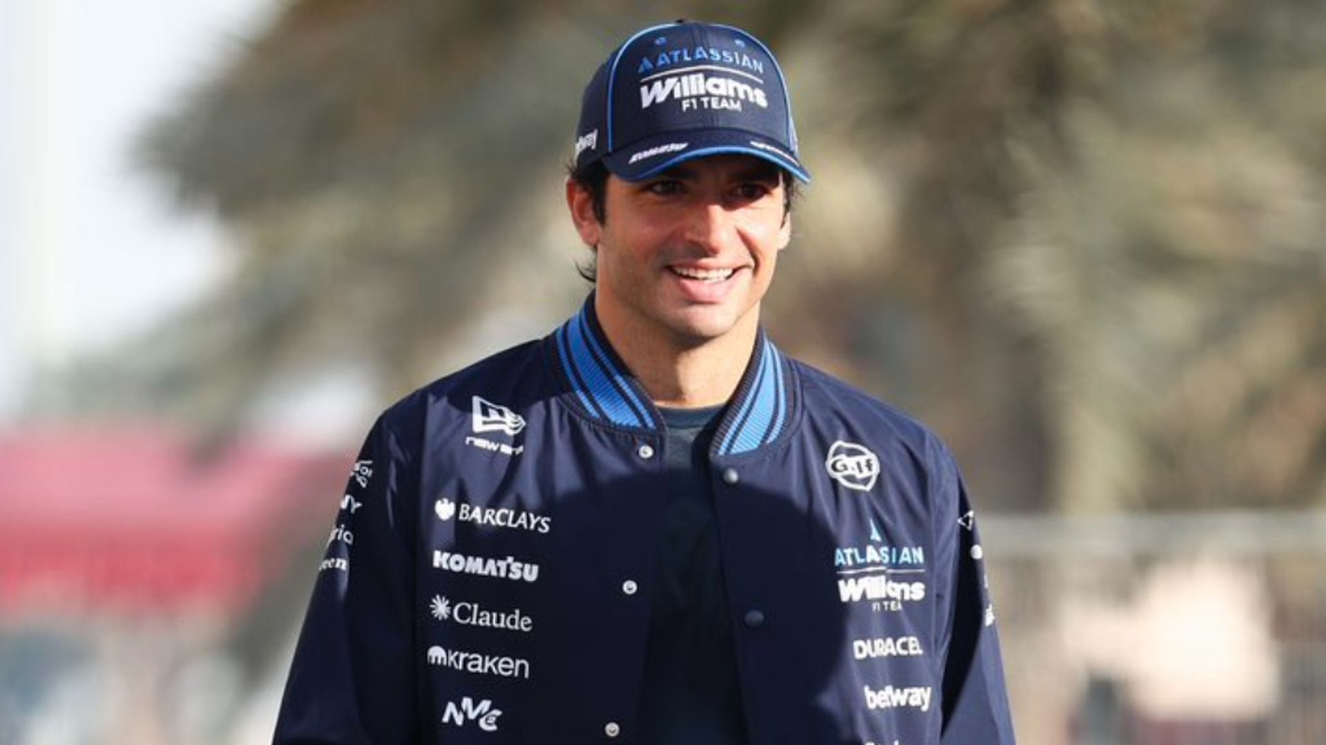 Carlos Sainz, con los colores de Williams