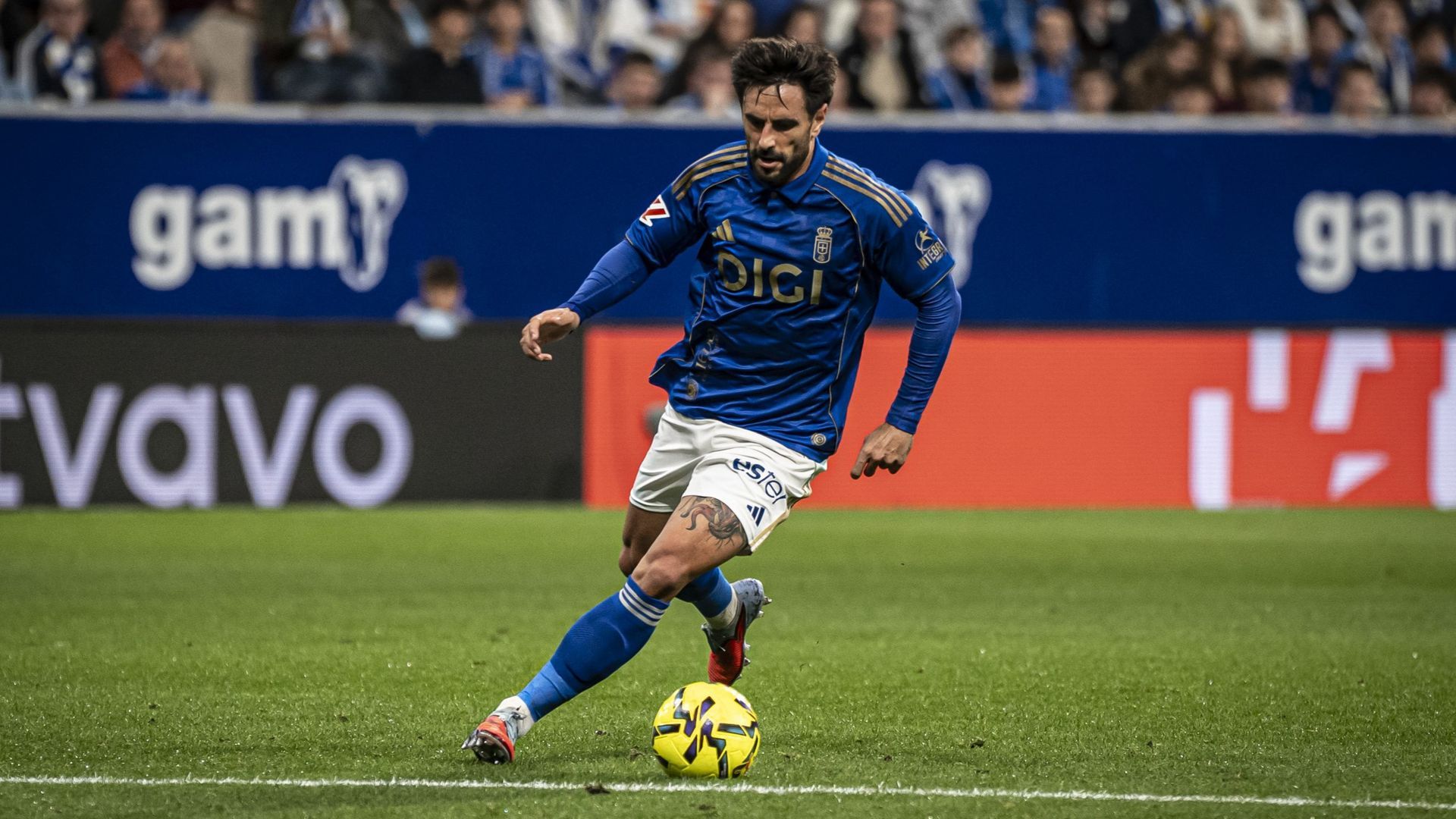 Dani Calvo, jugador del Real Oviedo