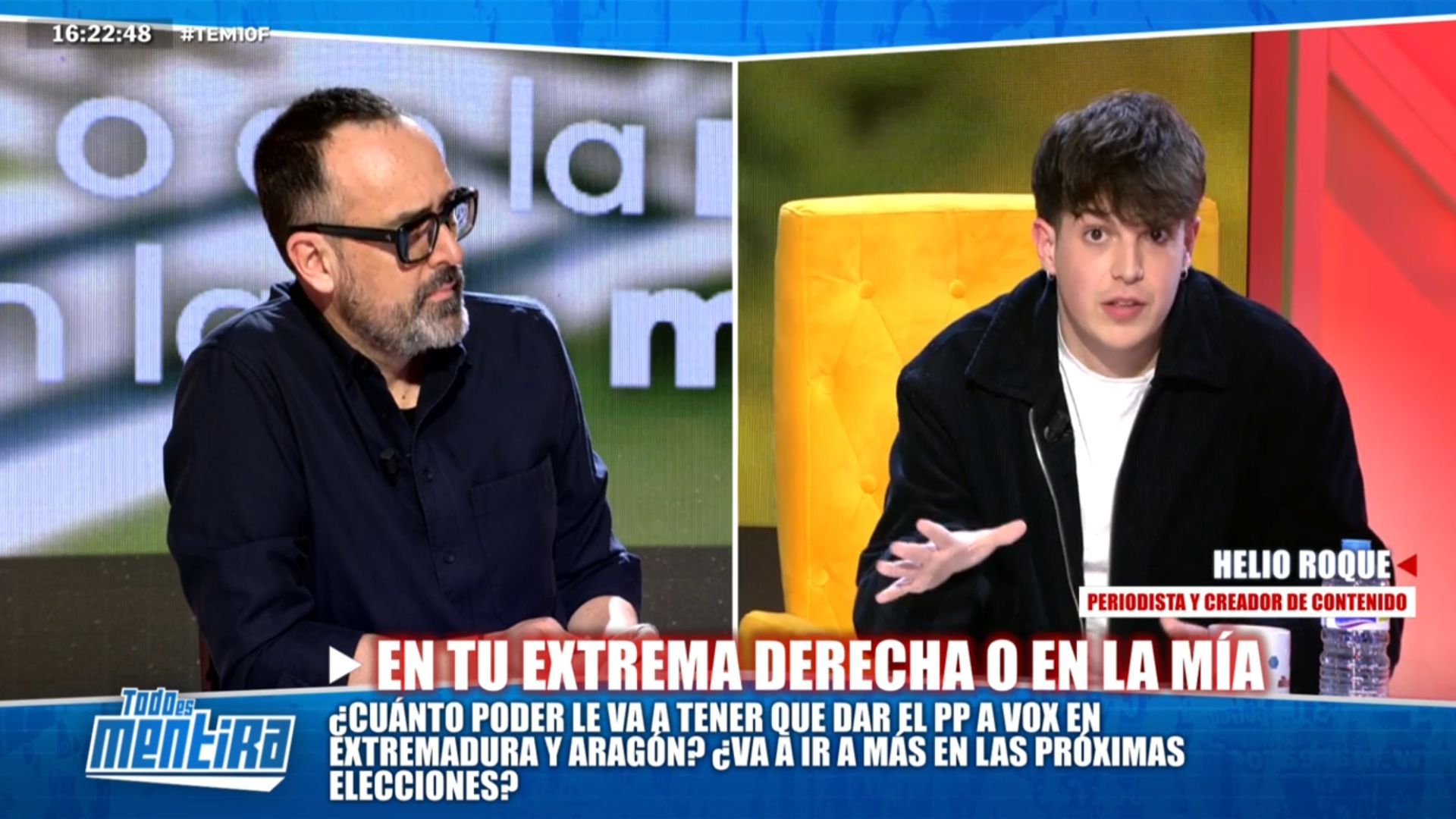 Helio Roque explica el motivo de su participación en el mitin de Sumar que lo hizo viral y qué consecuencias tuvo: "No lo he contado nunca"