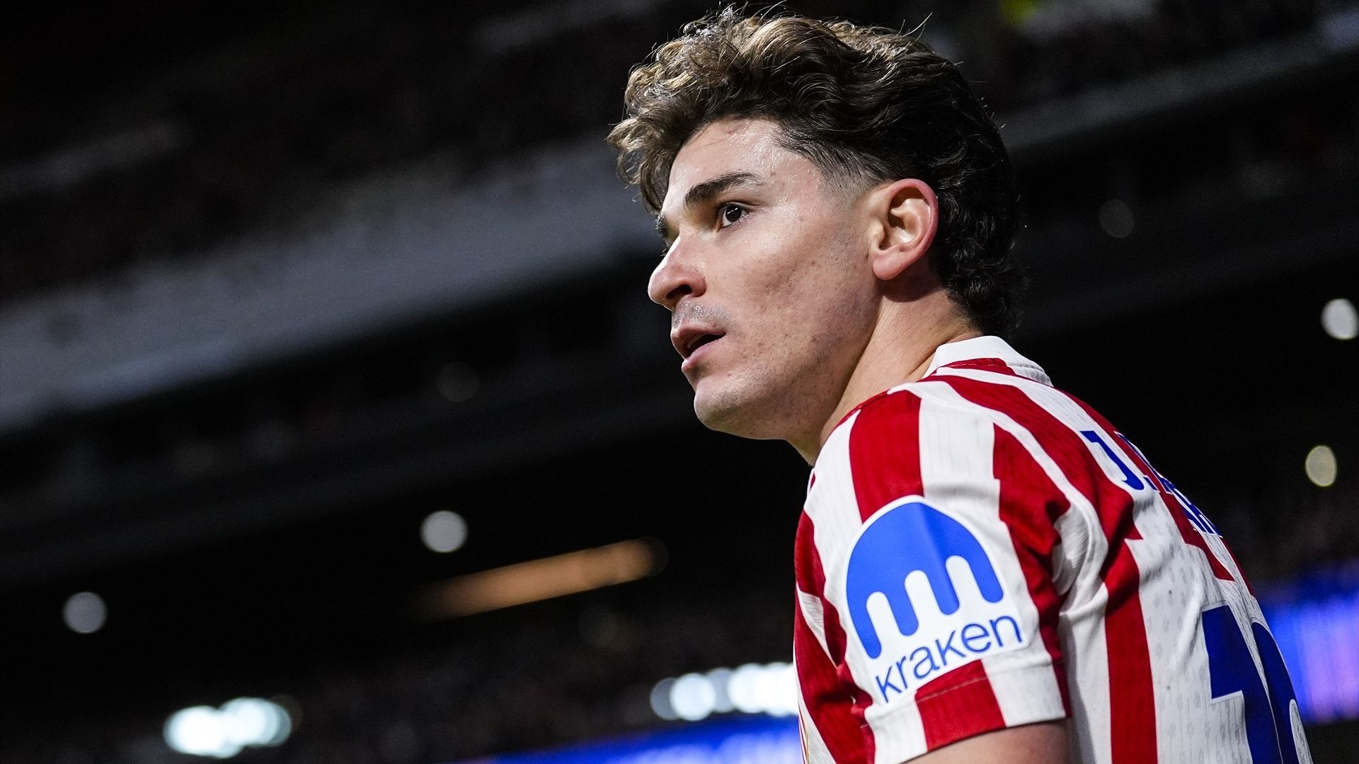 Julián Álvarez en el partido de Champions ante el Bodo