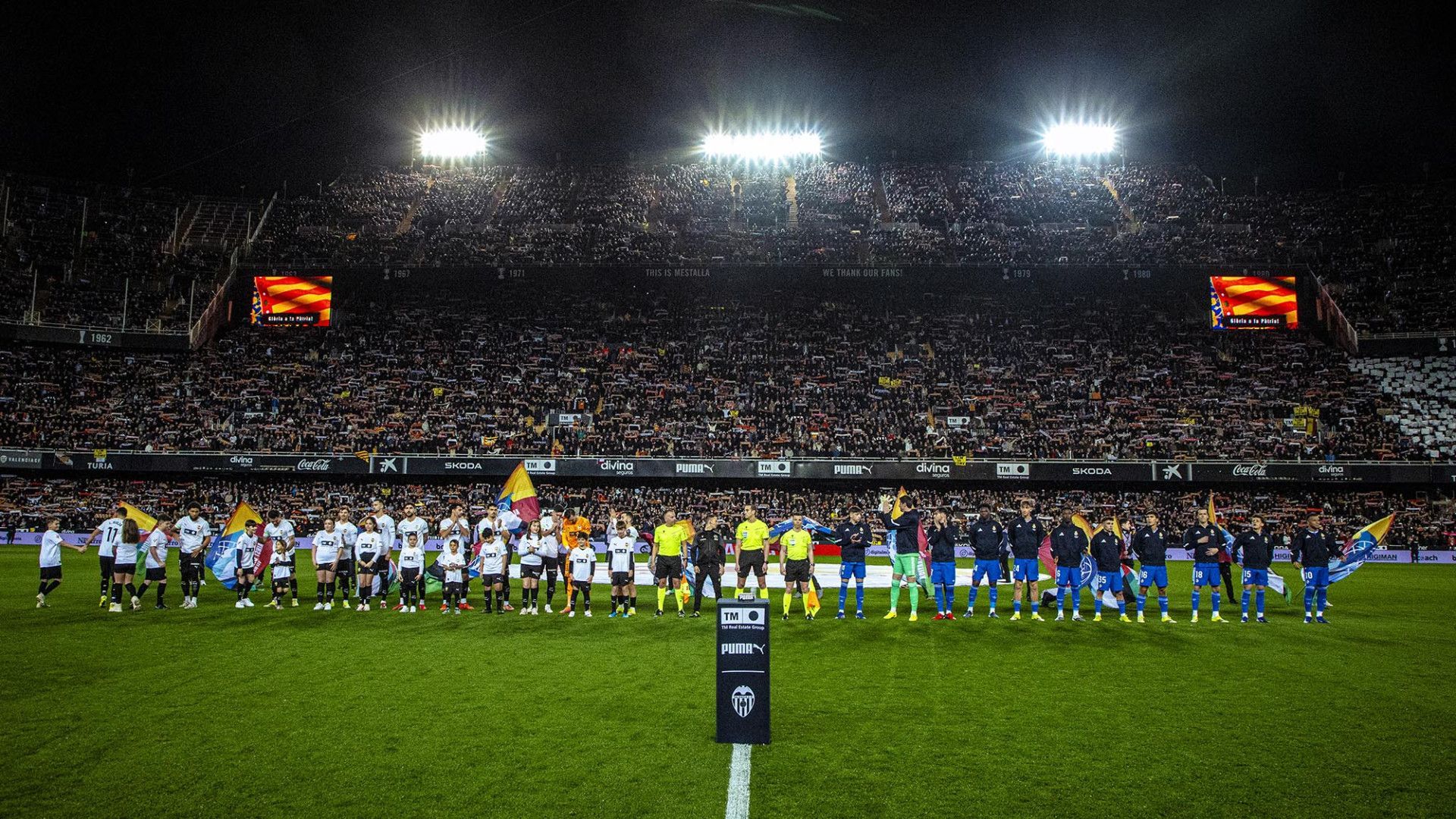 Mestalla lleno ante el Real Madrid