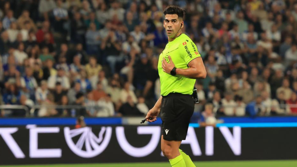 Rafael Louzán y el árbitro suspendido de Segunda