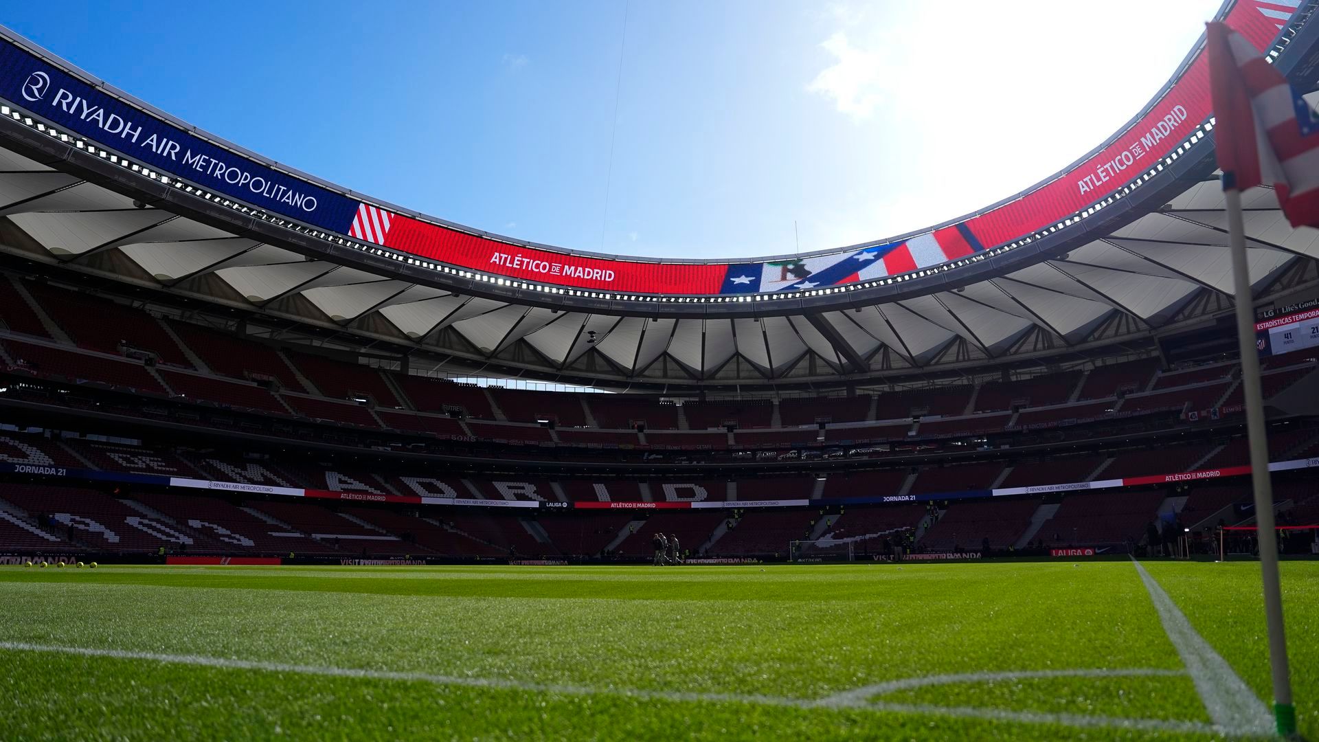 Vista del estadio Metropolitano