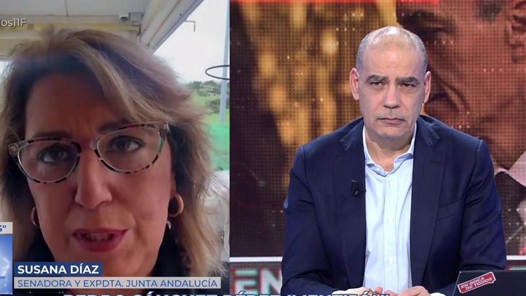 Susana Díaz defiende a Felipe González: “Es el mismo de siempre, a veces te dice cosas que te gustan y otras que no"