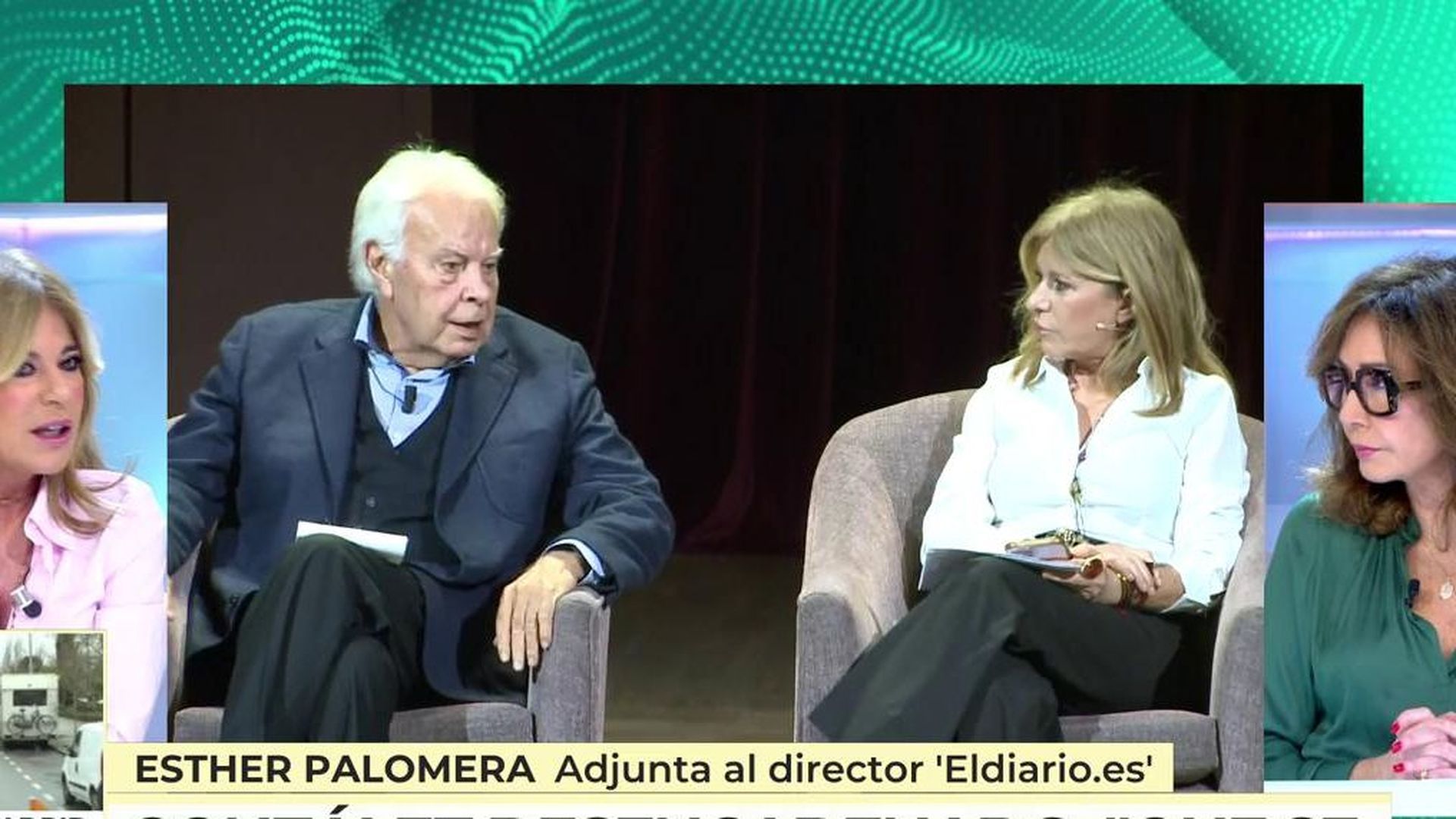 Ana Rosa da la cara por su reportero tras la polémica con Esther Palomera: "Si vosotros defendéis vuestro formato, yo le defiendo a él"