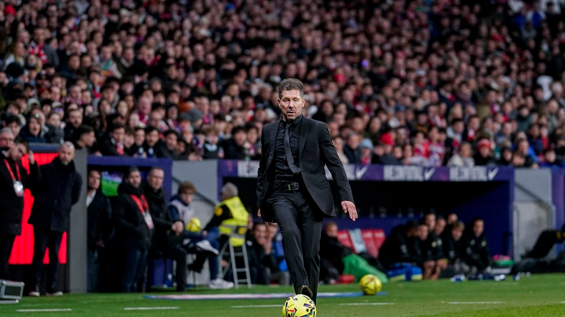 Diego Simeone entrenador del Atlético de Madrid