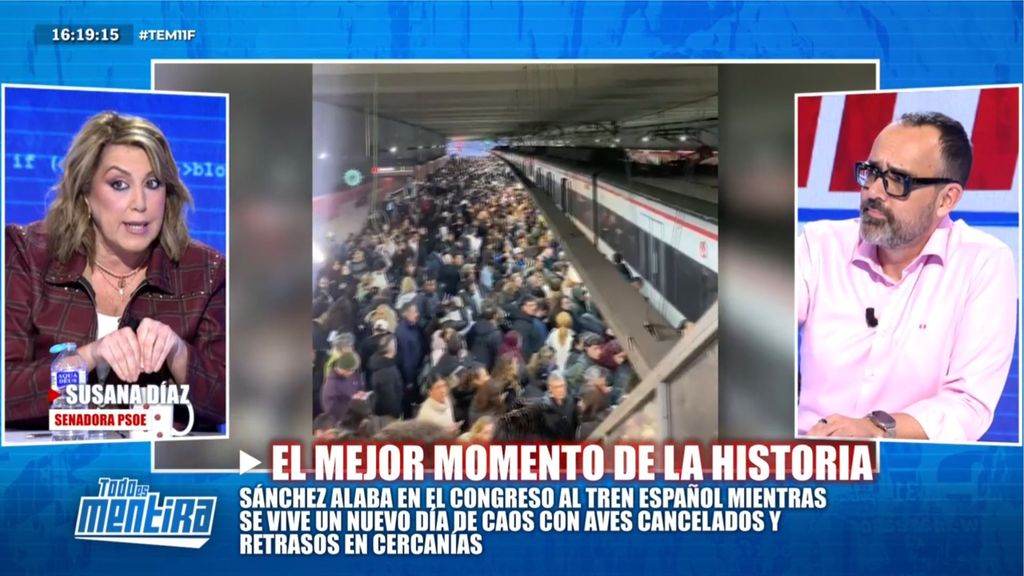 Susana Díaz asegura haber recibido "cartitas" de operadores privados en el Senado por sus declaraciones: "Lo digo faltonamente porque fue ofensivo"