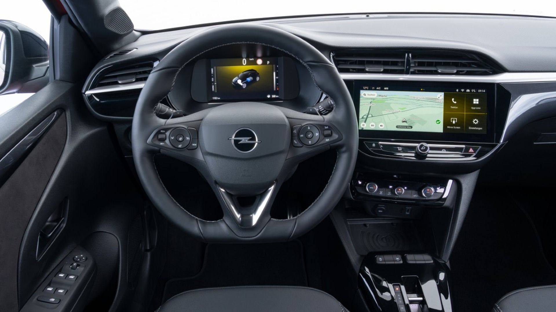 Interior del Opel Corsa hibrido