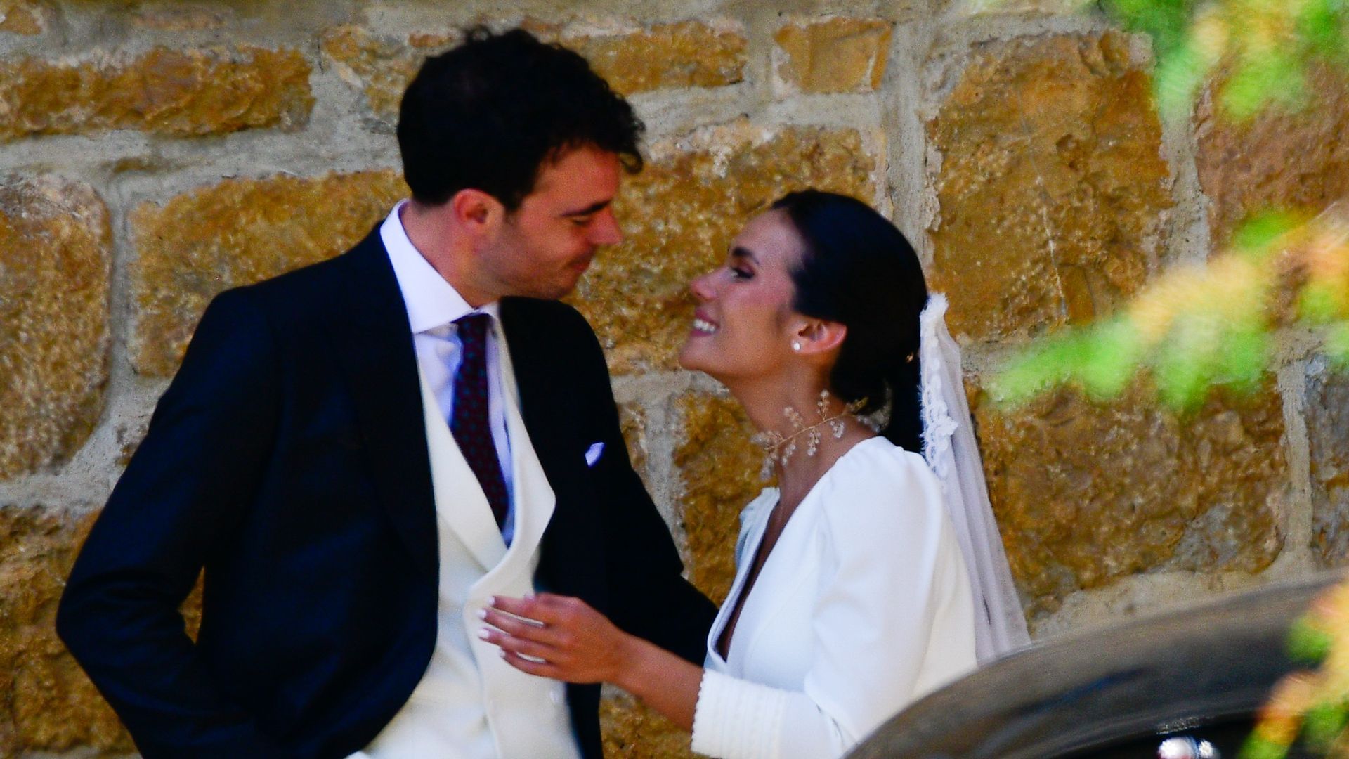 Juancho y Cristina Gutiérrez, en su boda