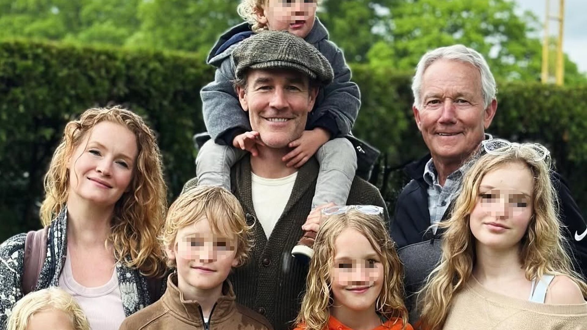 La familia de James Van Der Beek