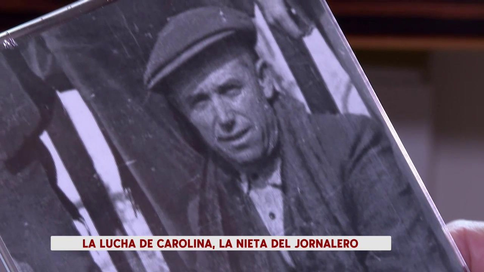 La única imagen que Carolina conserva de su abuelo