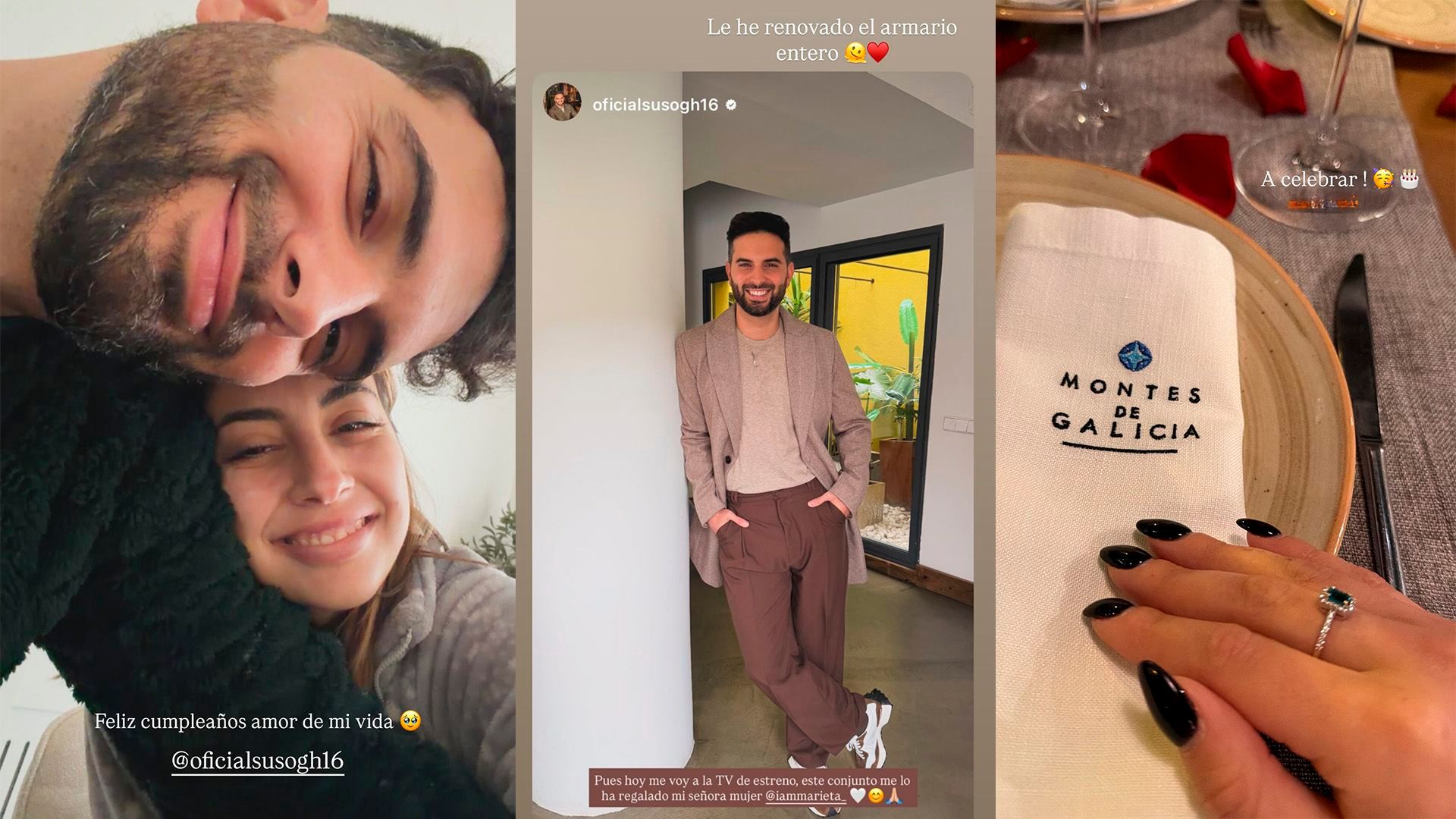 Marieta y Suso el día de su 33 cumpleaños