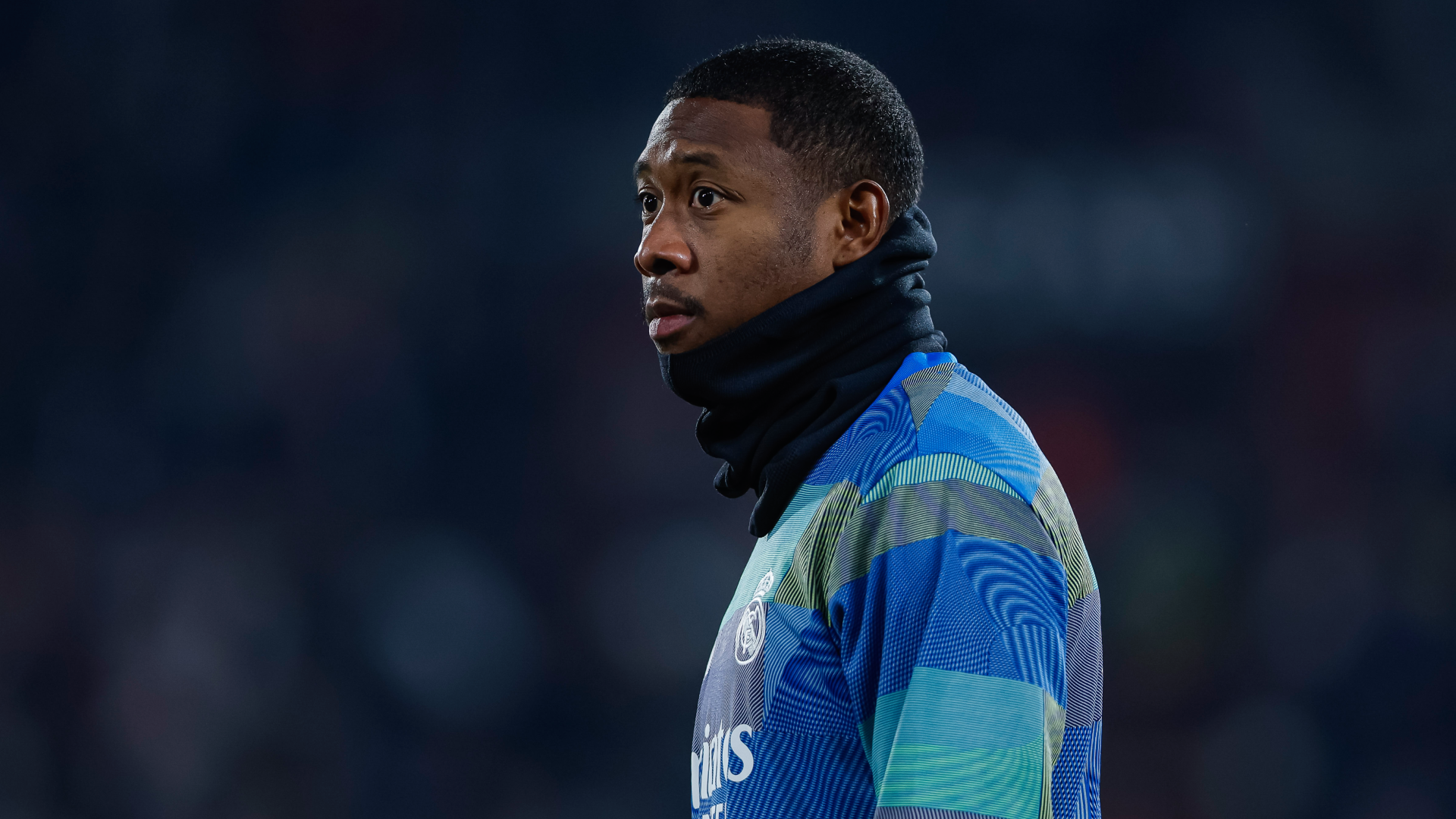 David Alaba, en un partido con el Real Madrid