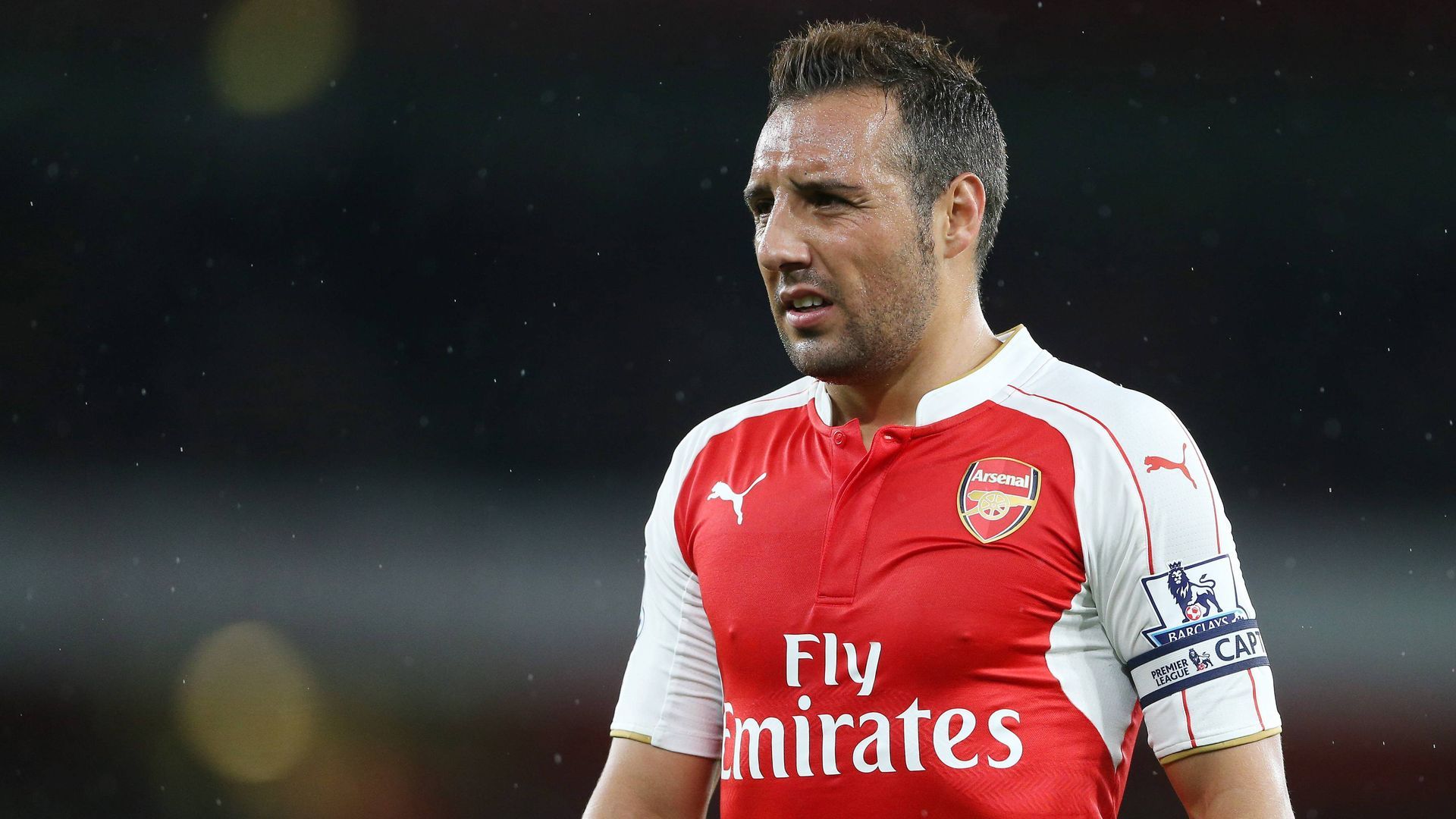 Santi Cazorla en su etapa en el Arsenal