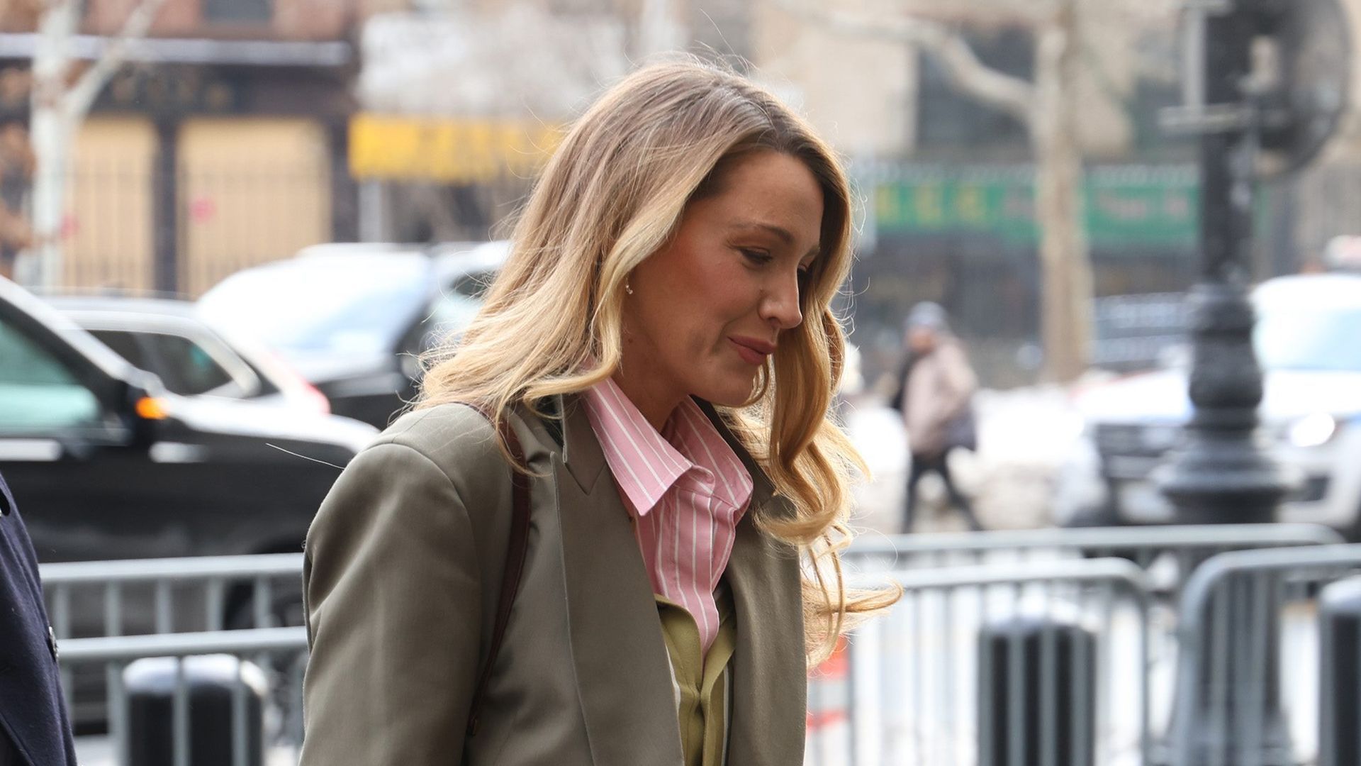Blake Lively a su llegada a los juzgados de Nueva York