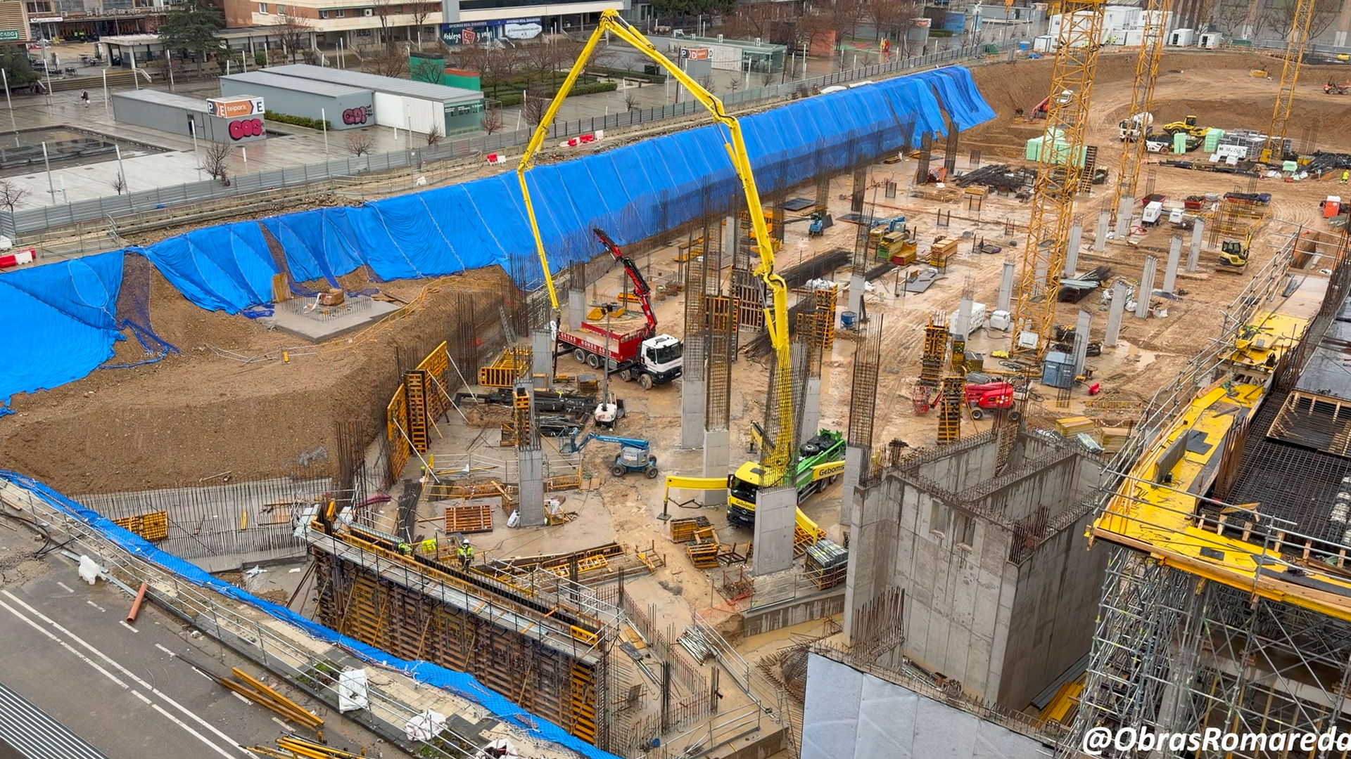 Así avanzas las obras del nuevo estadio del Real Zaragoza