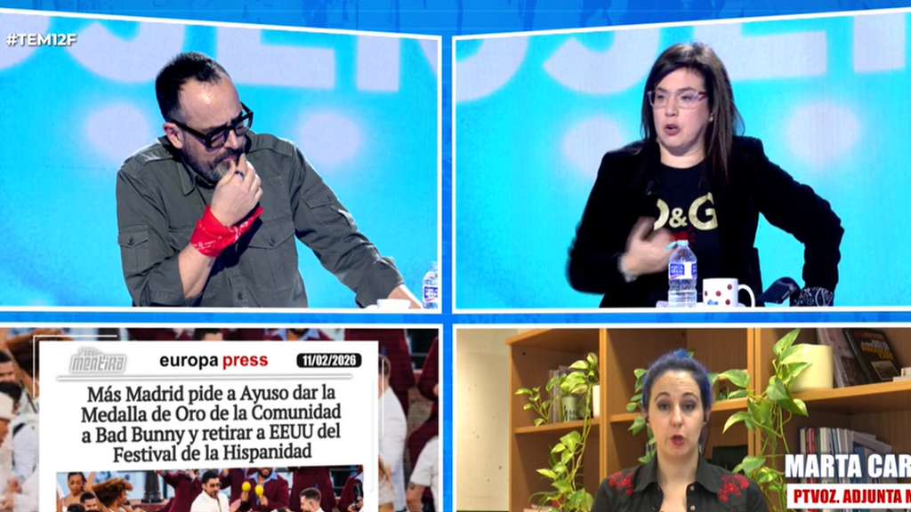 Tenso cara a cara entre Marta Cardona y Ana Vázquez por la medalla de Ayuso a EEUU: “¿Tú qué quieres, que se la demos a Maduro?”