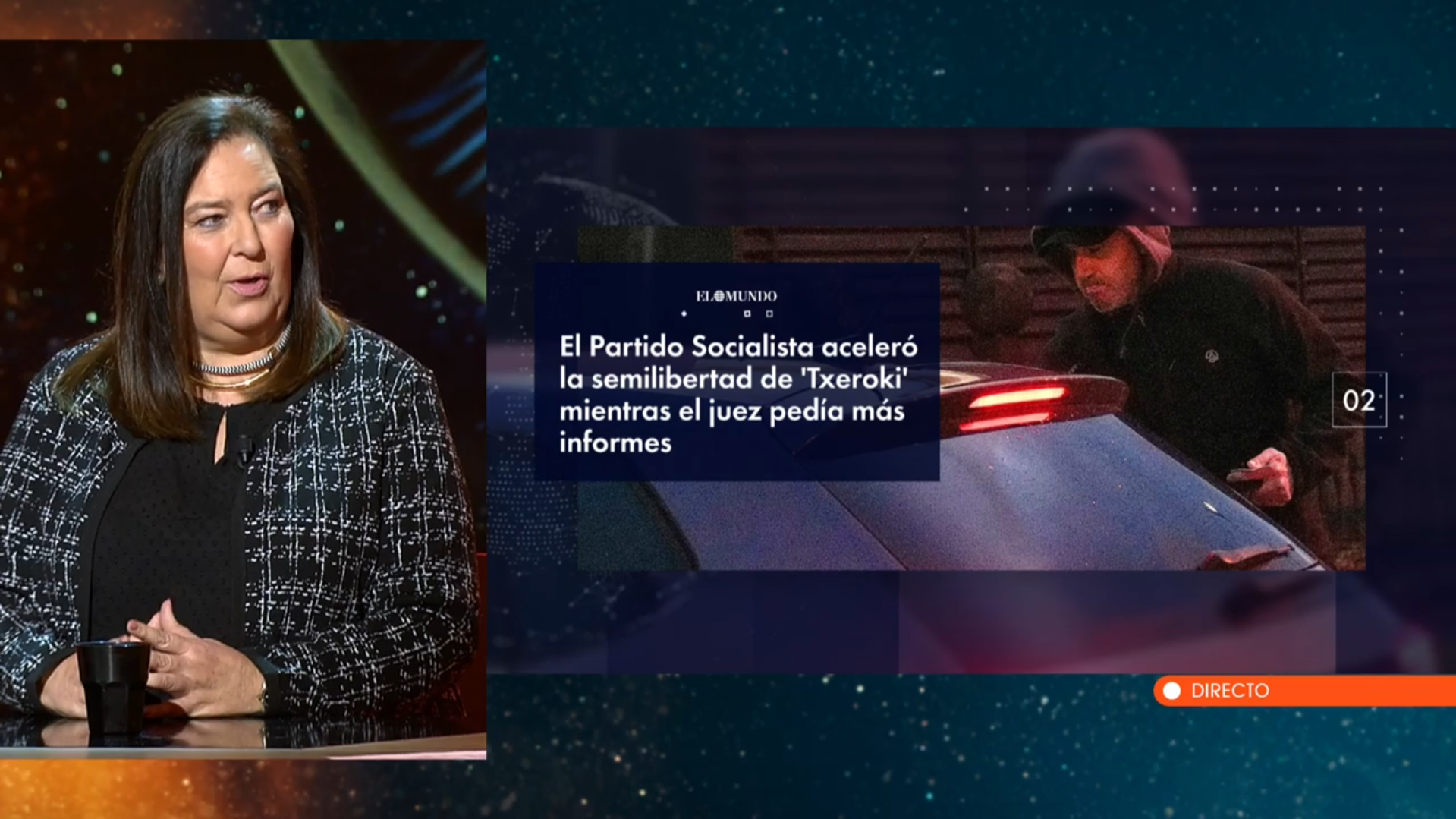 La presidenta de la Asociación de Víctimas del Terrorismo asegura que la salida de Txeroki es "la punta del iceberg": "Están pasando cosas que no sabemos"