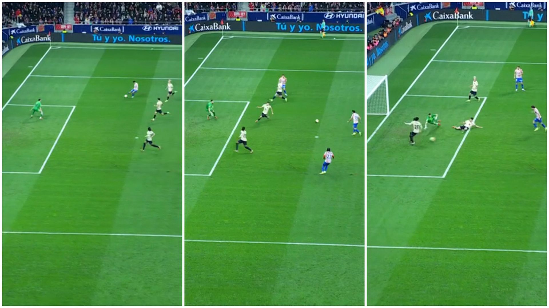 El fallo de Julián ante el Barça