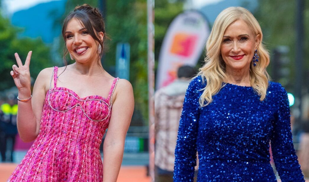 Inés Hernand y Cristina Cifuentes en el Festival de Vitoria