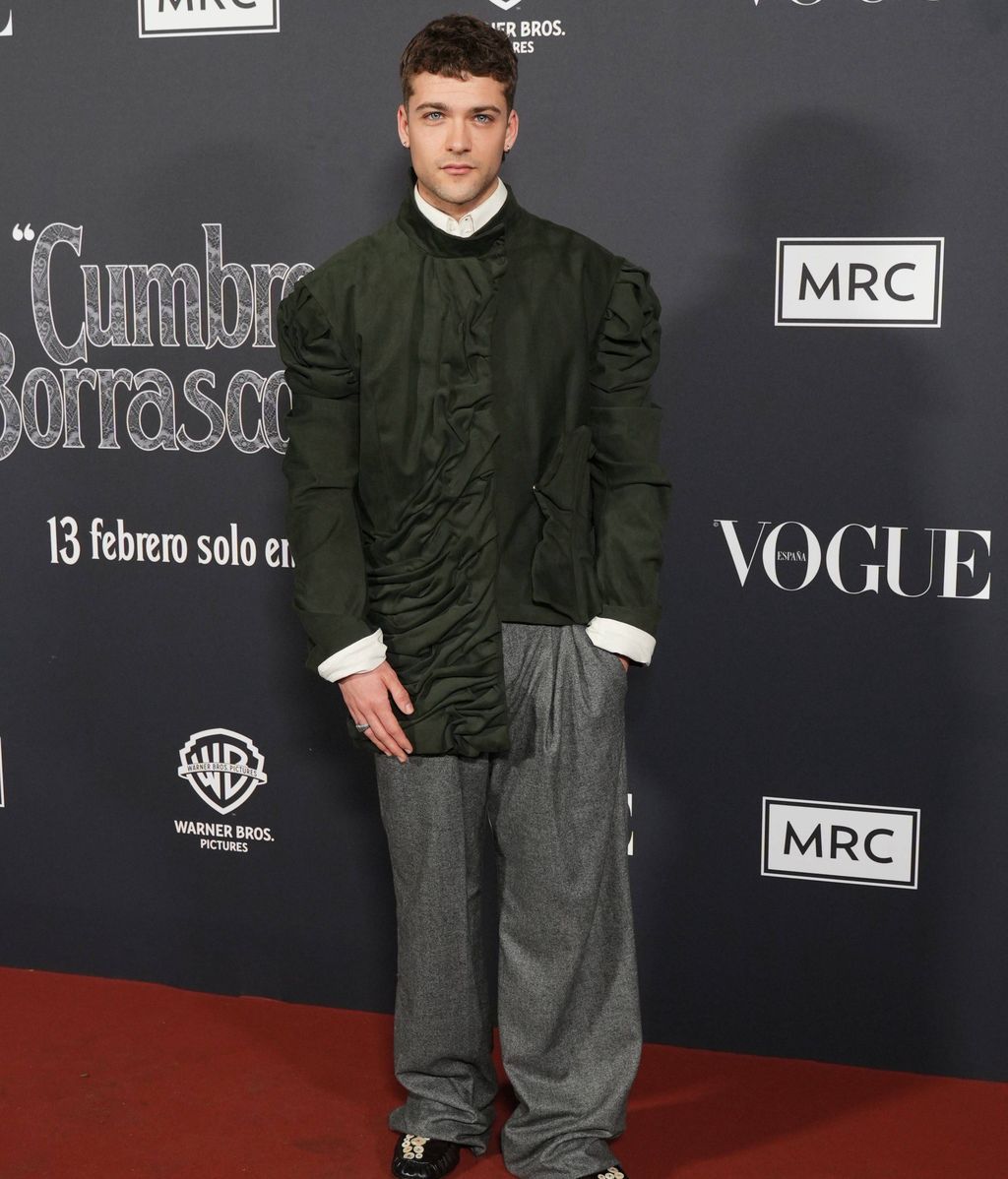 Jon Lukas en la premier de 'Cumbres borrascosas' en Madrid