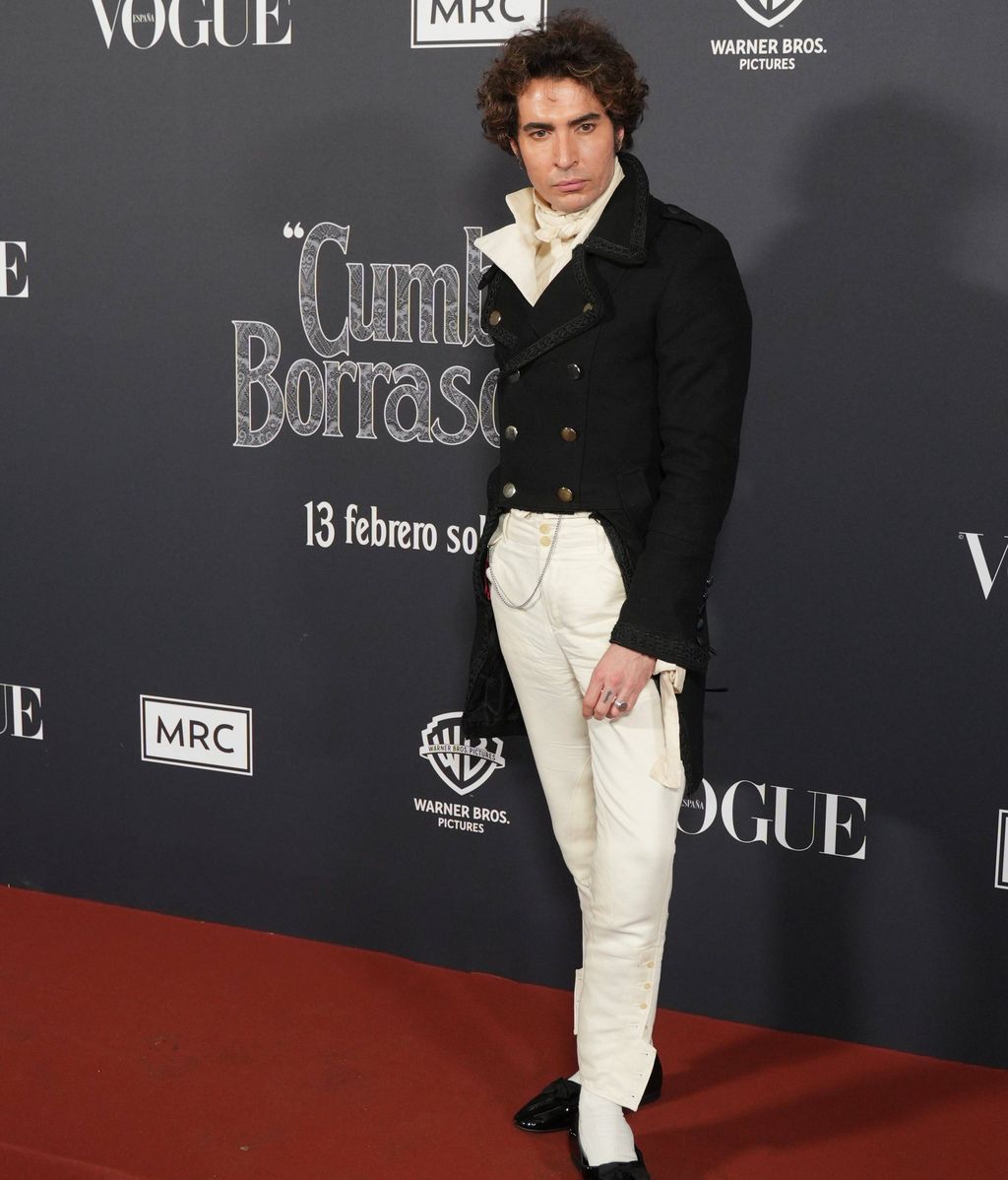 Jorge Parra en la premier de 'Cumbres borrascosas' en Madrid