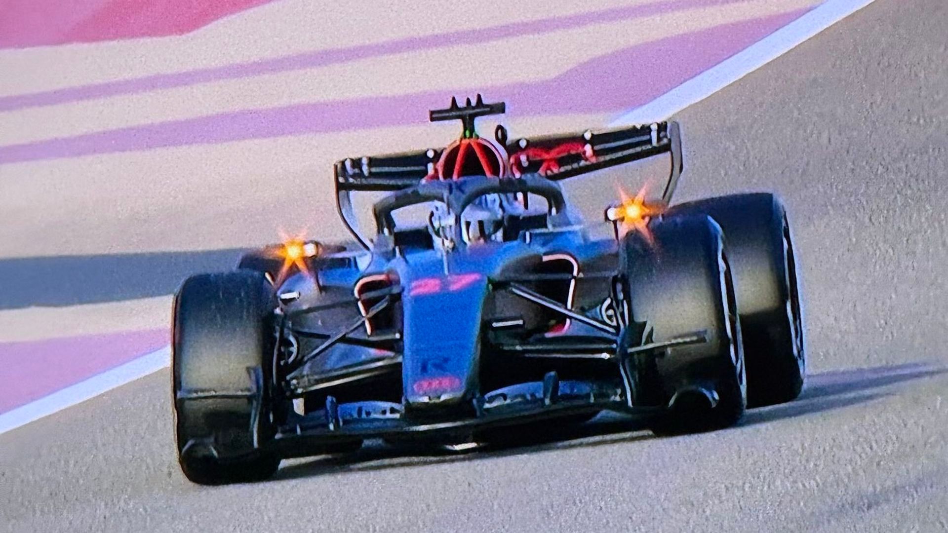 La 'Baliza V-16' en los Fórmula 1