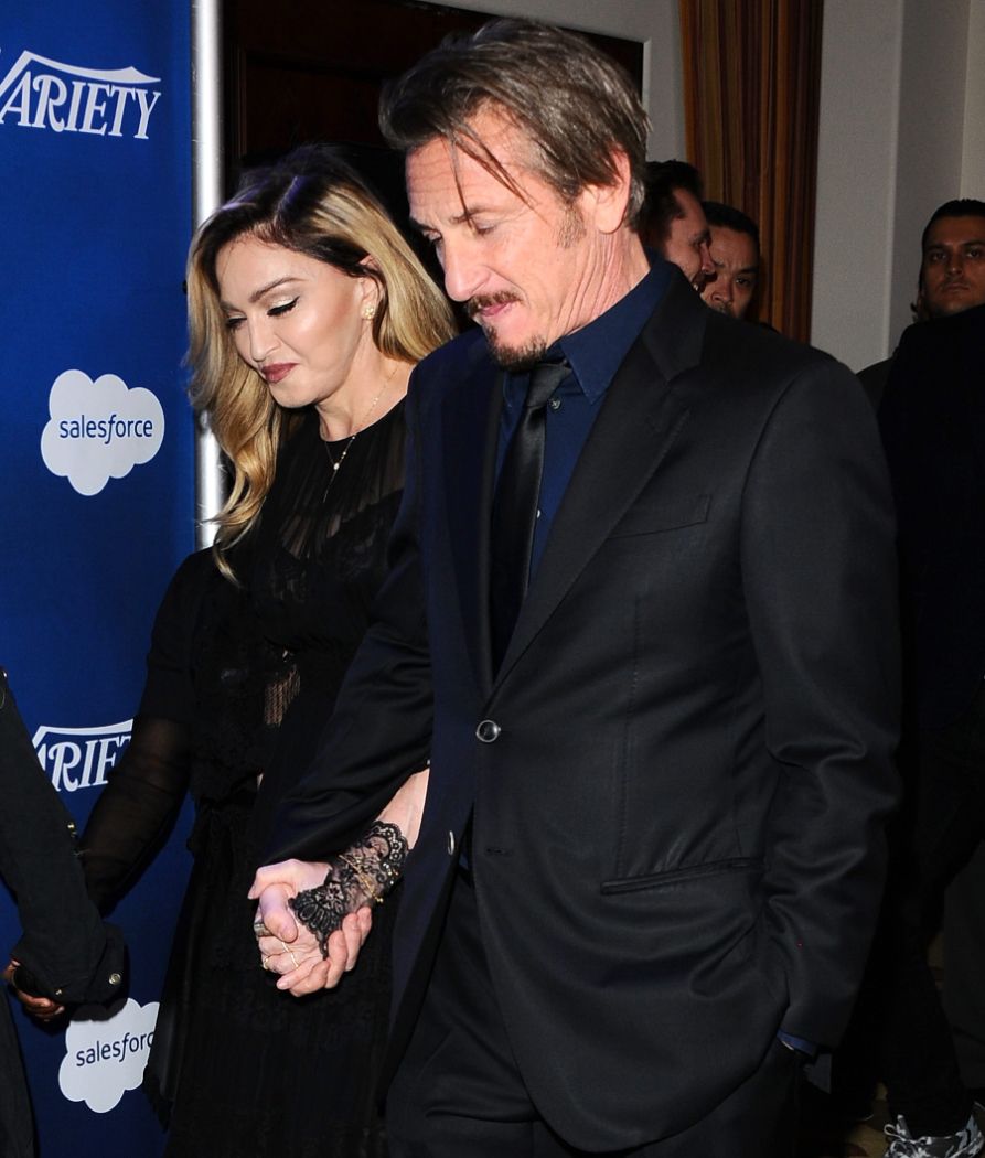 Sean Penn y Madonna en una imagen de 2016