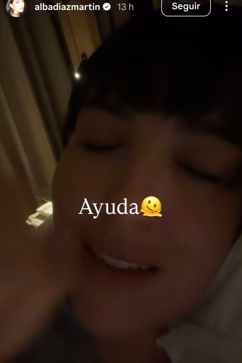 Alba Díaz, al límite, pide ayuda por un problema de salud