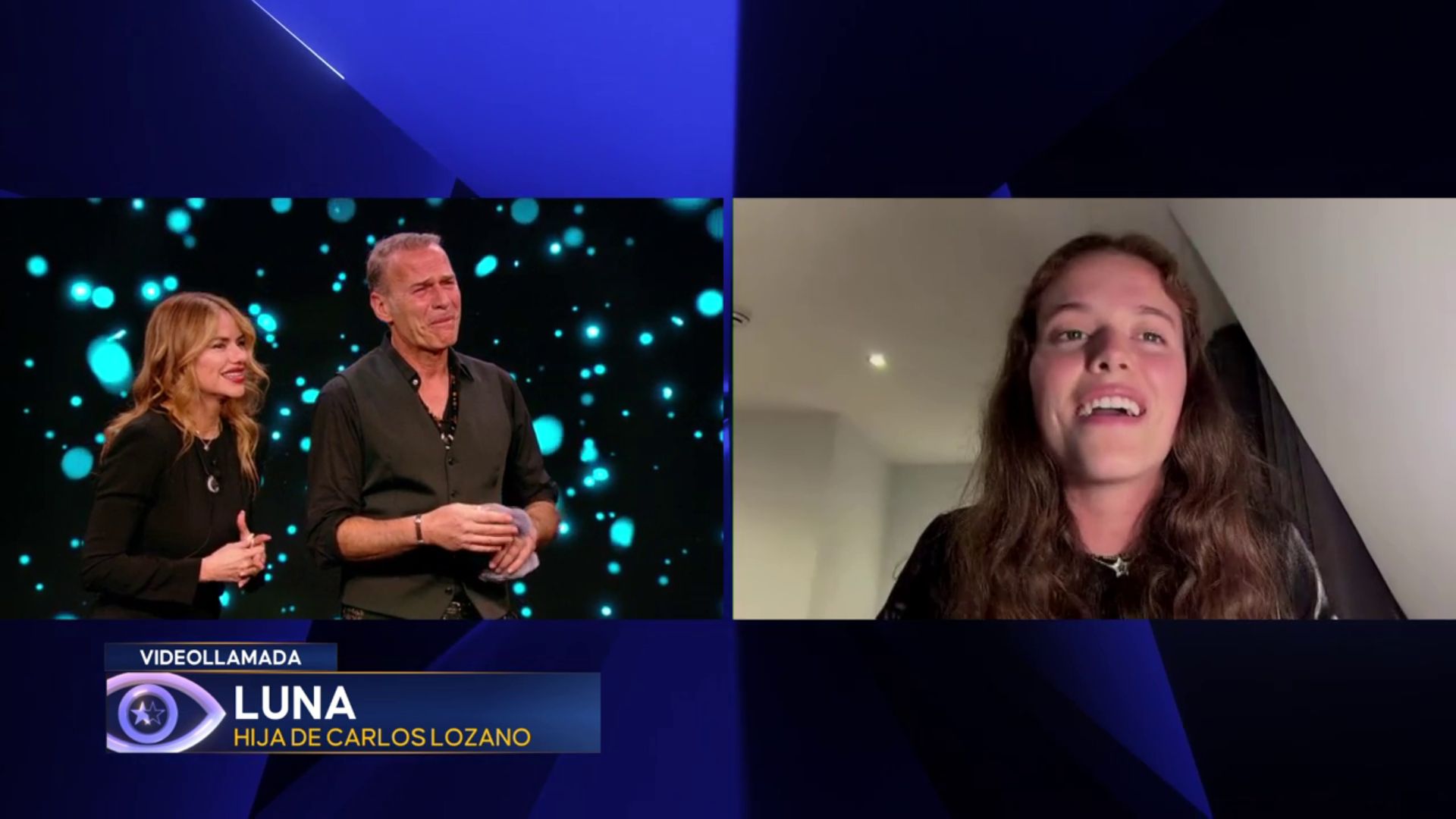 Luna, hija de Carlos Lozano y Mónica Hoyos, por primera vez en televisión, sale en defensa de su padre en ‘GH DÚO’: "Esos comentarios sobran"