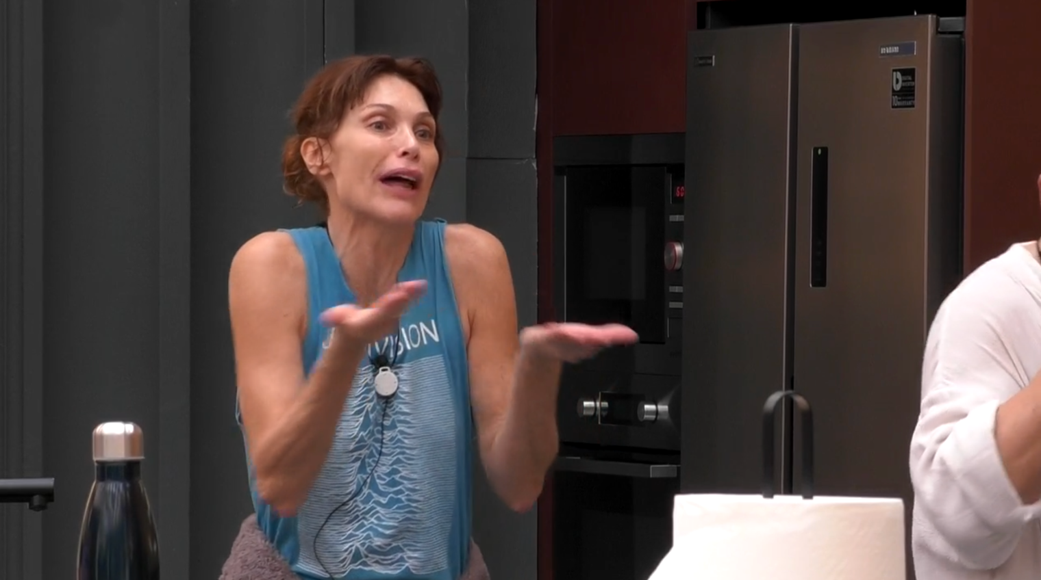 Cristina discutiendo con Juanpi y Gloria