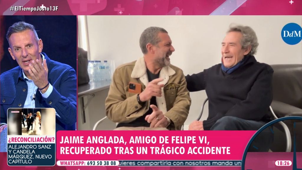 La reacción de Joaquín Prat al ver la "increíble" recuperación de Jaime Anglada y denuncia su caso: "Es una persona de 12"