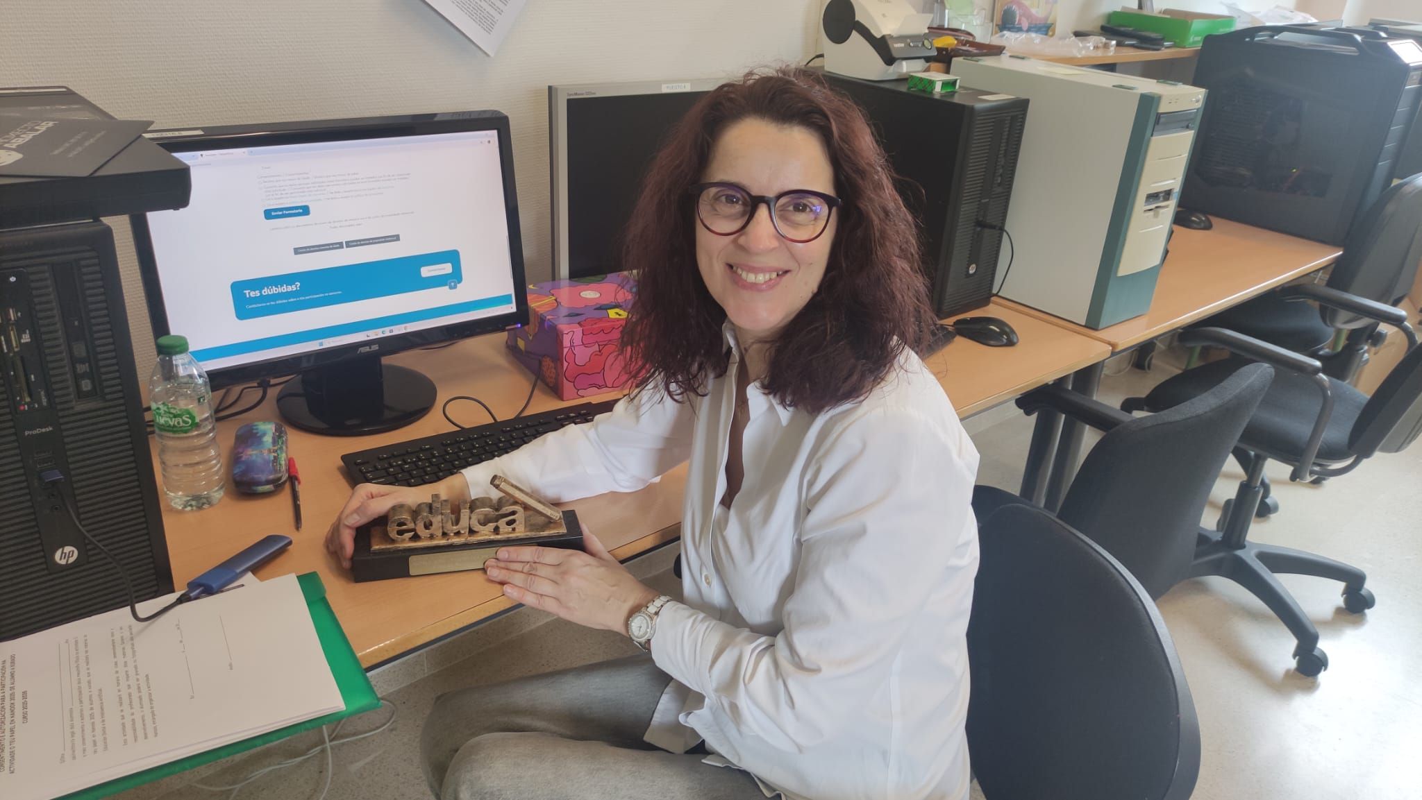 Fina Paulos, la mejor profesora de España en la categoría de ESO y Bachillerato