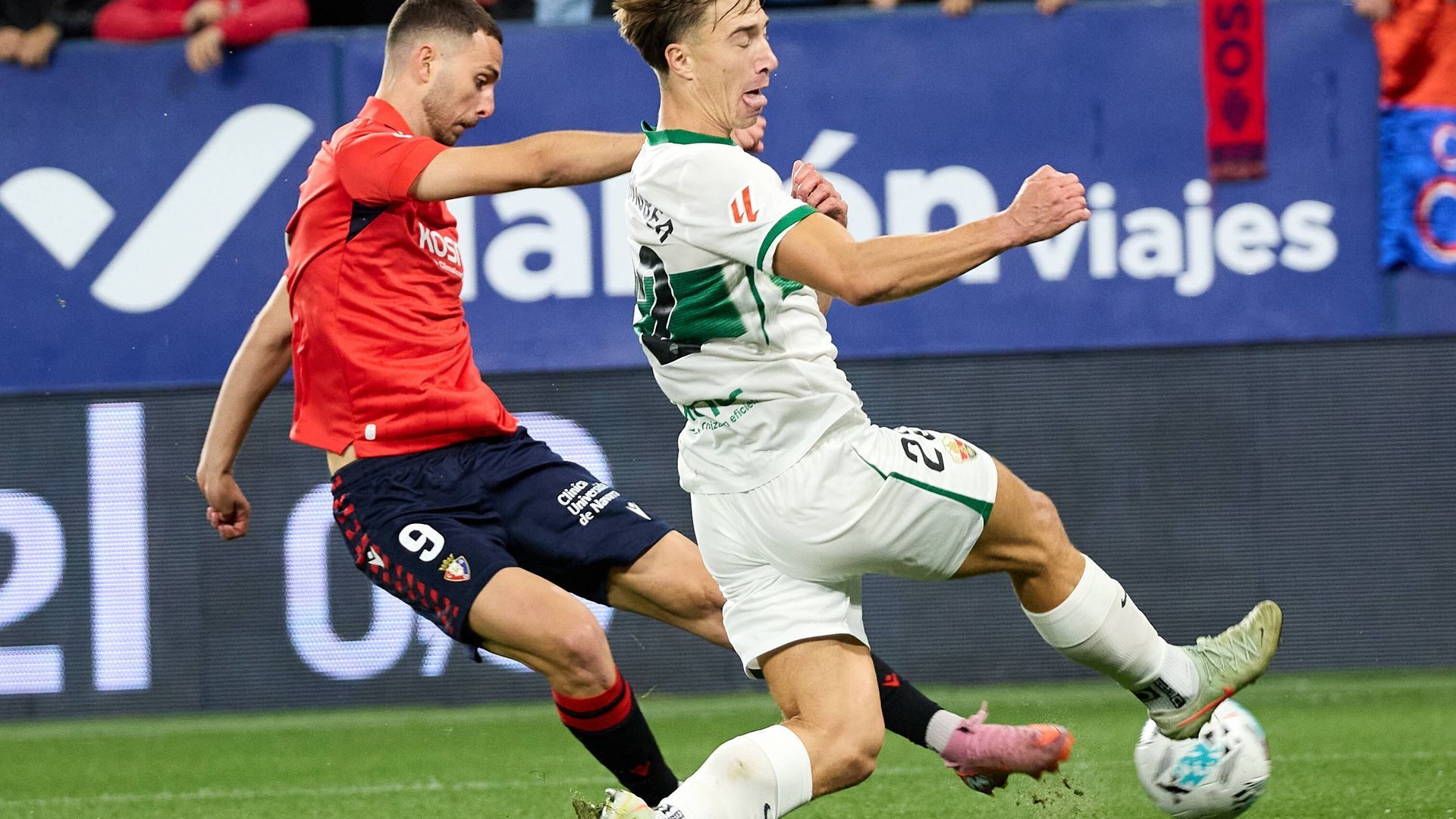 Imagen del Osasuna - Elche en El Sadar