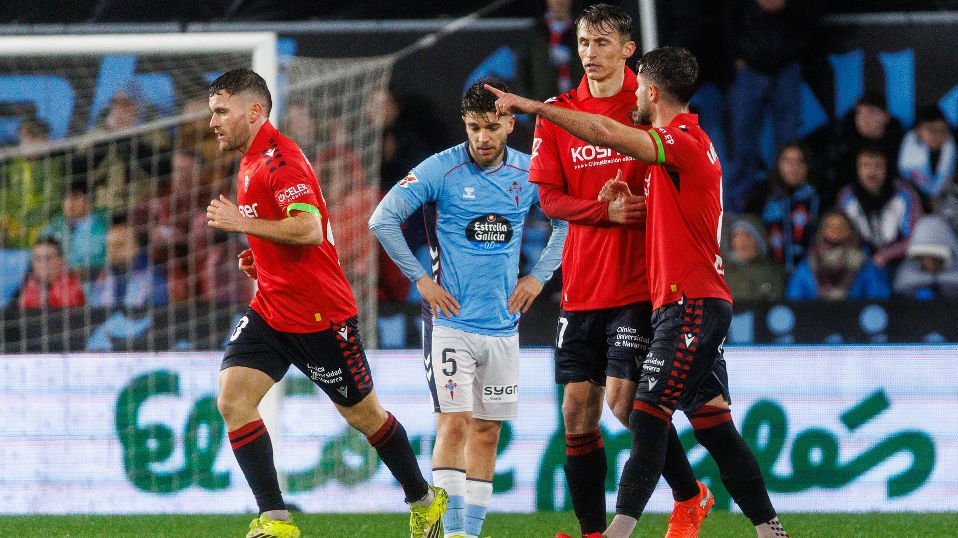 Javi Galán en Balaídos