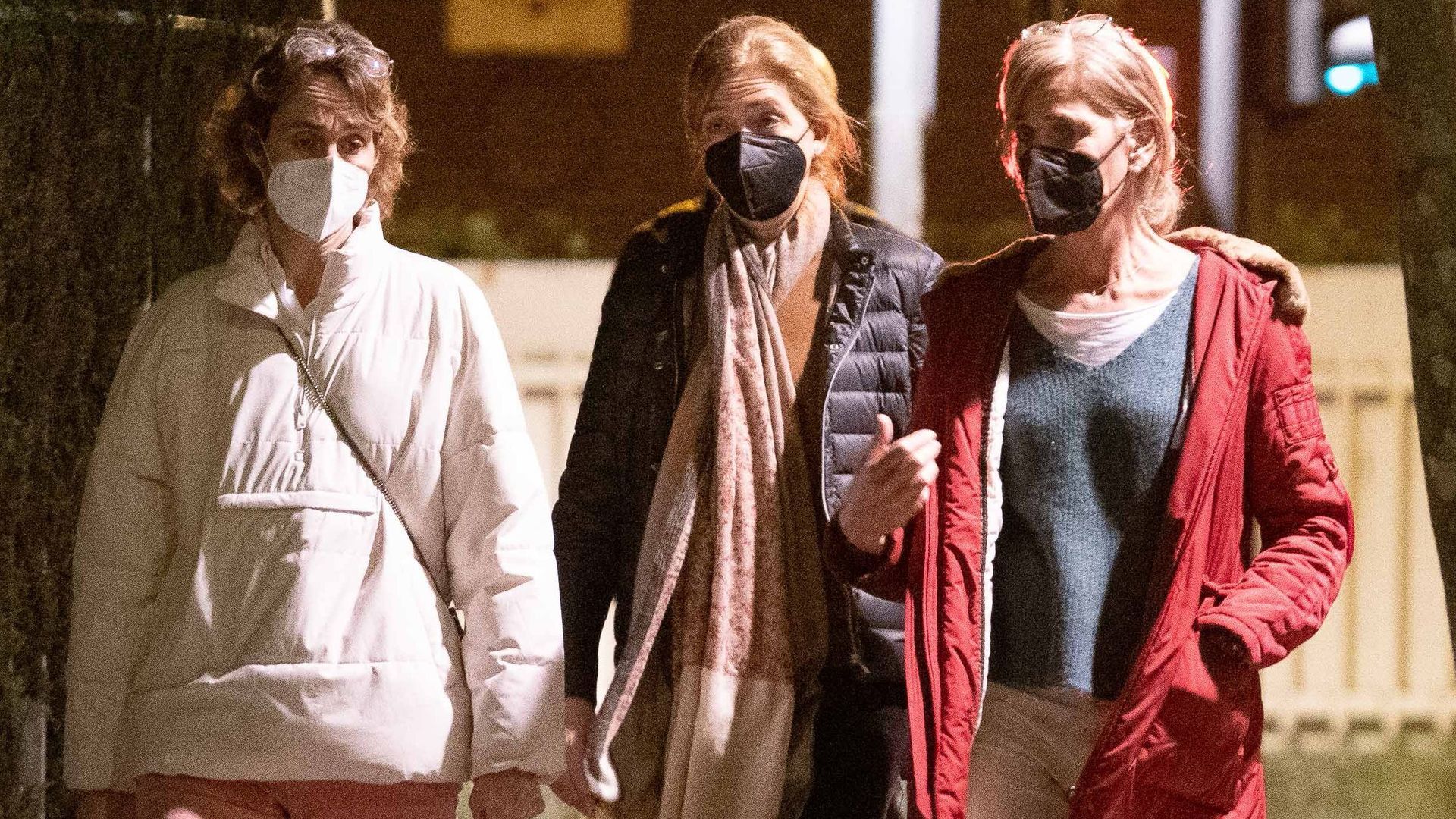 La Infanta Cristina, con sus excuñadas Lucía y Laura