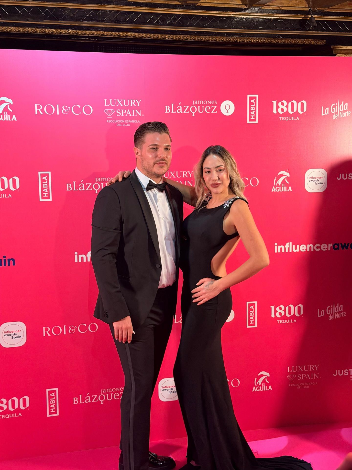 Pablo y Steisy en el evento