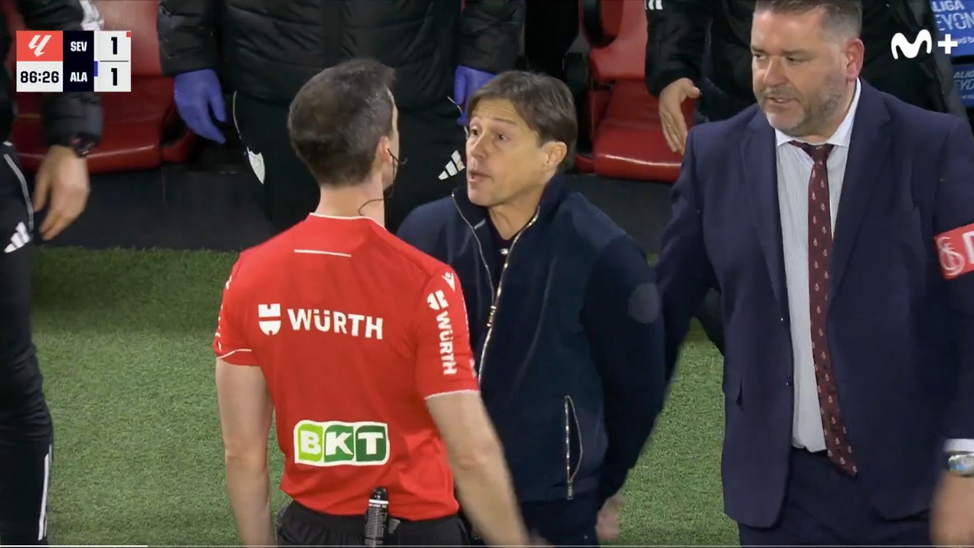 Almeyda se encara con Galech Apezteguía Almeyda se encara con Galech Apezteguía