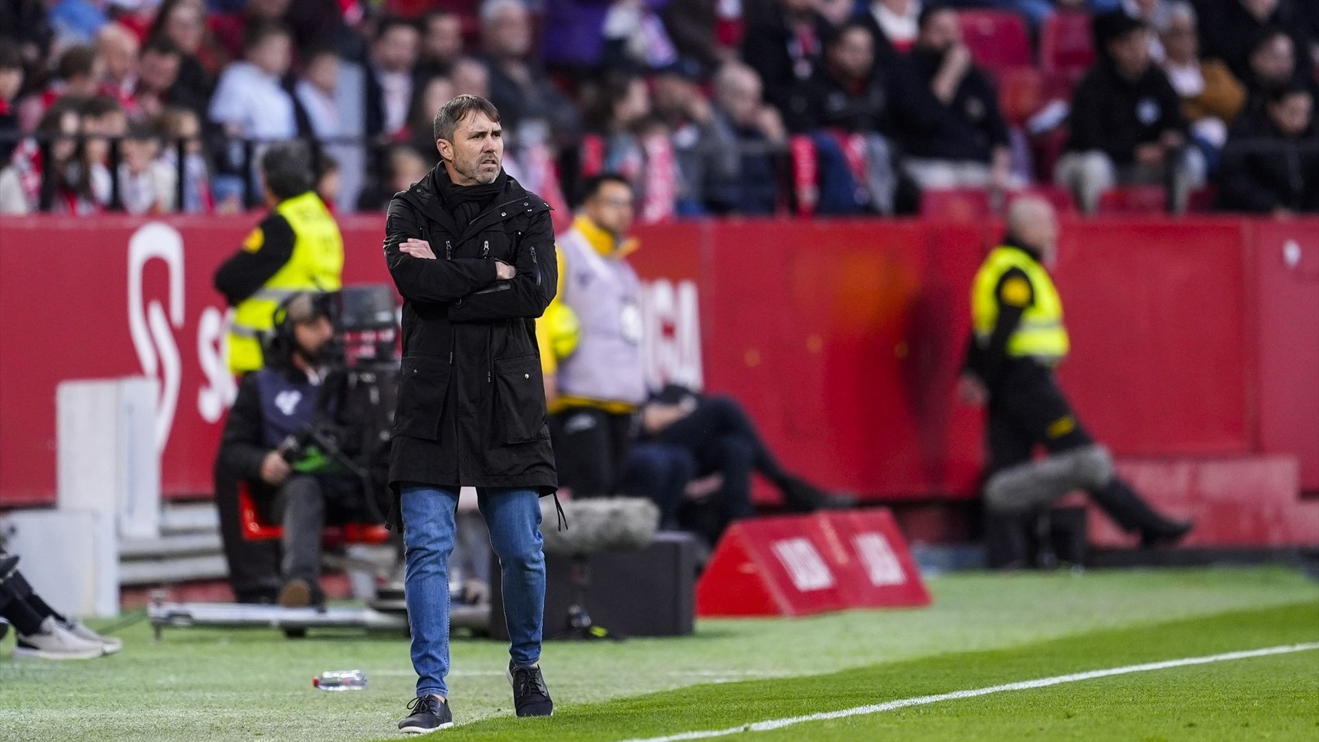 Eduardo Coudet en el Ramón Sánchez Pizjuán